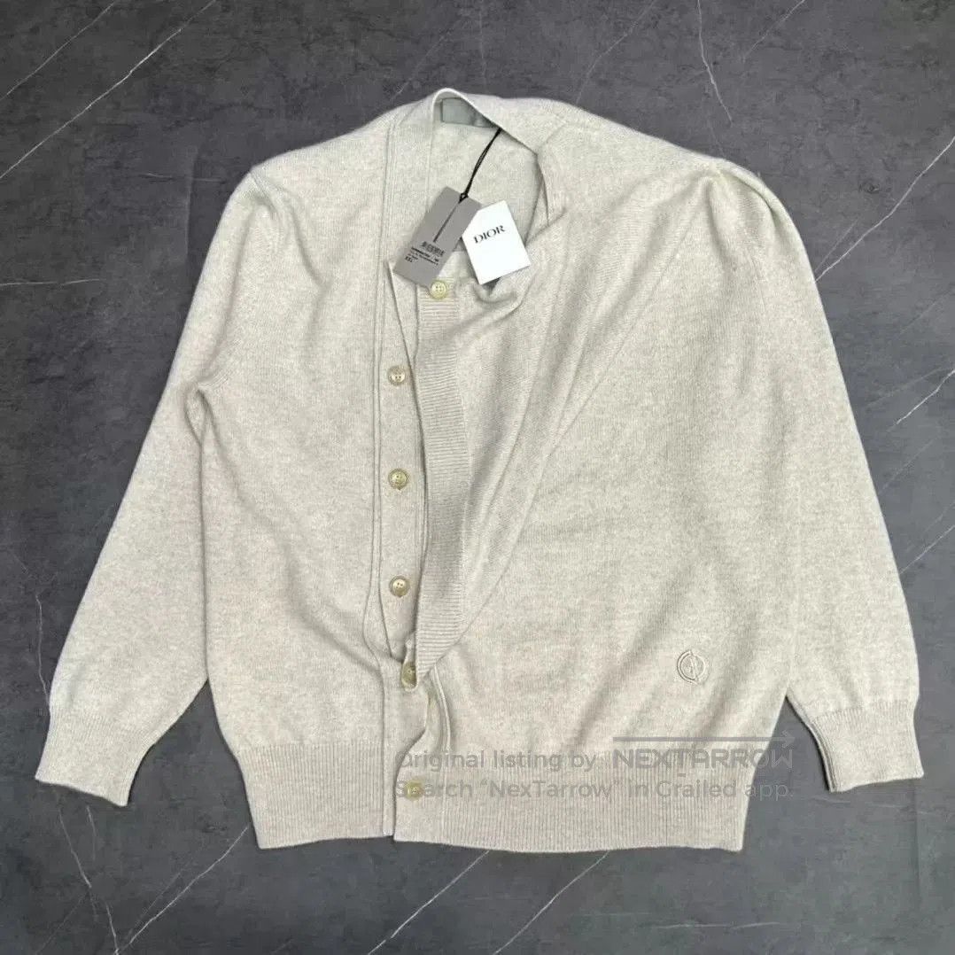 Dior DIOR SS23 Solid Pleated High Neck Cardigan. Size XXL / US 16-18 / IT 52-54 - 1 Thumbnail