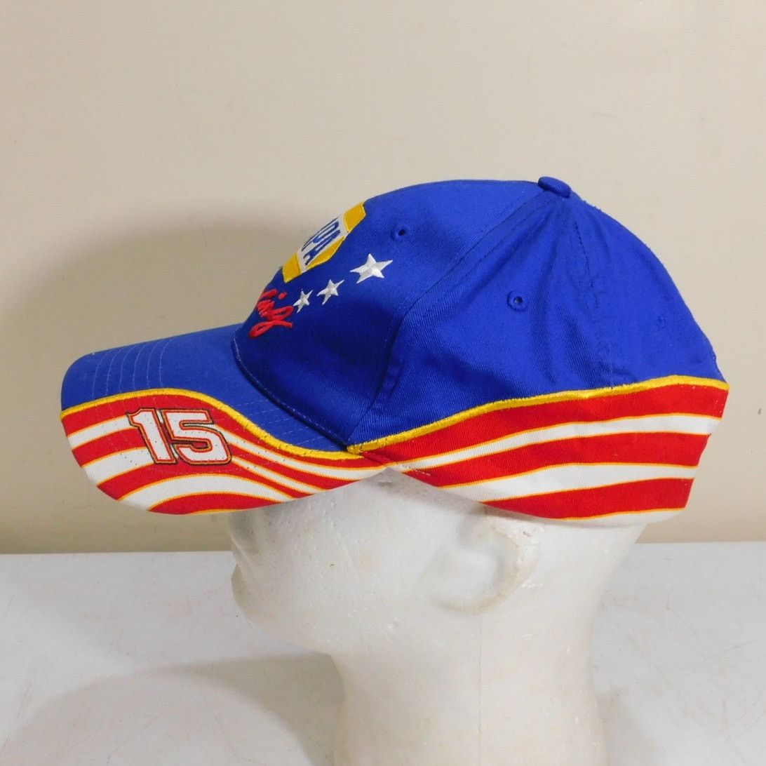 NASCAR NAPA Racing Michael Waltrip Patriotic USA Flag Hat NASCAR Size ONE SIZE - 3 Thumbnail