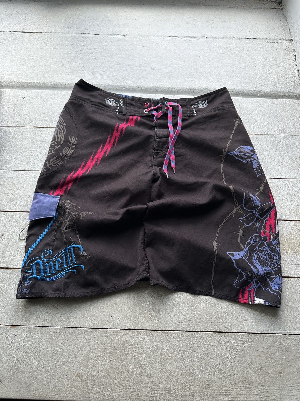 🚨Vintage O’NEIL BIG LOGO OVER PRINT Japanese Surf style