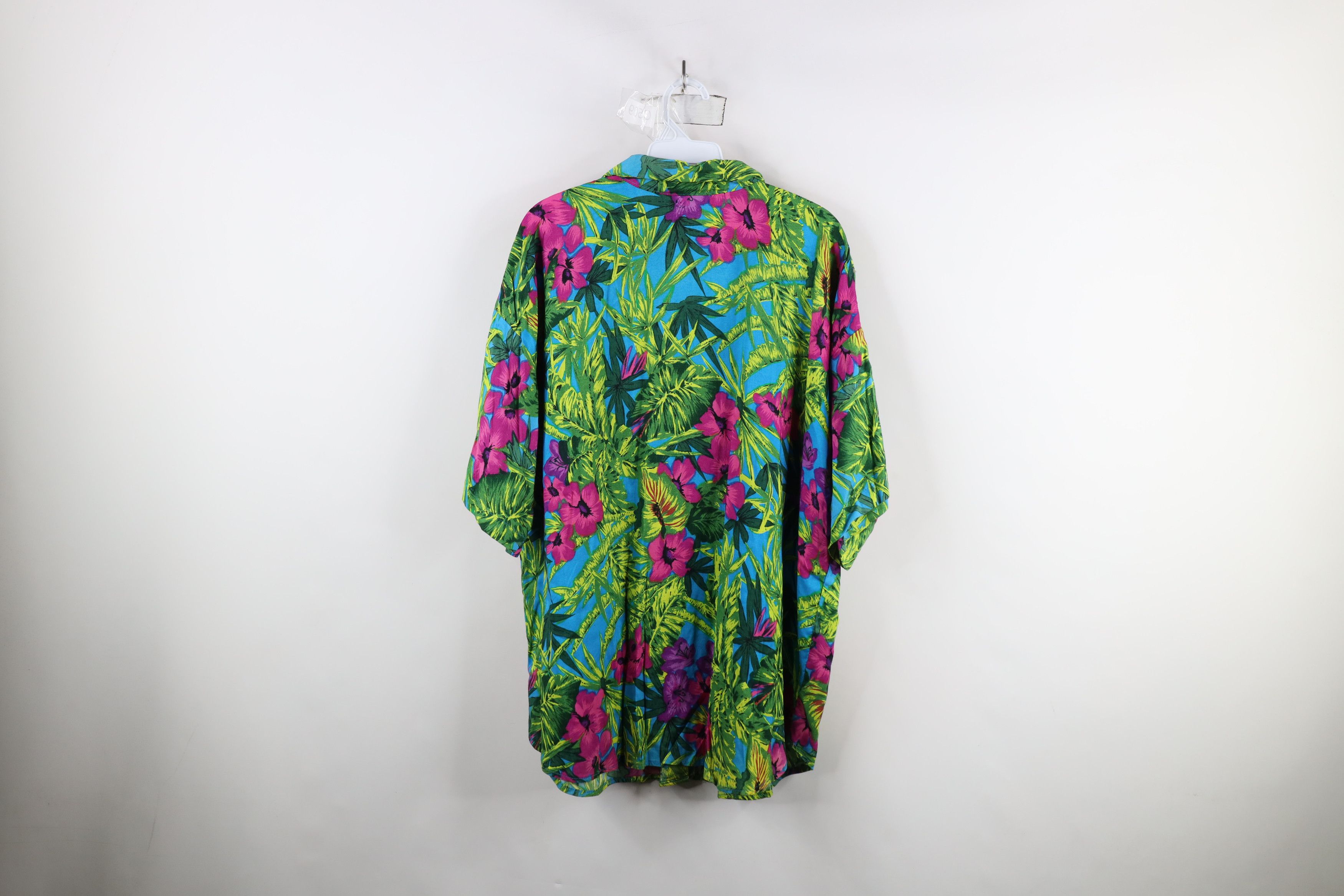 Vintage Vintage 90s Streetwear Luau Hawaiian Party Button Shirt Size XXL / US 16-18 / IT 52-54 - 11 Thumbnail
