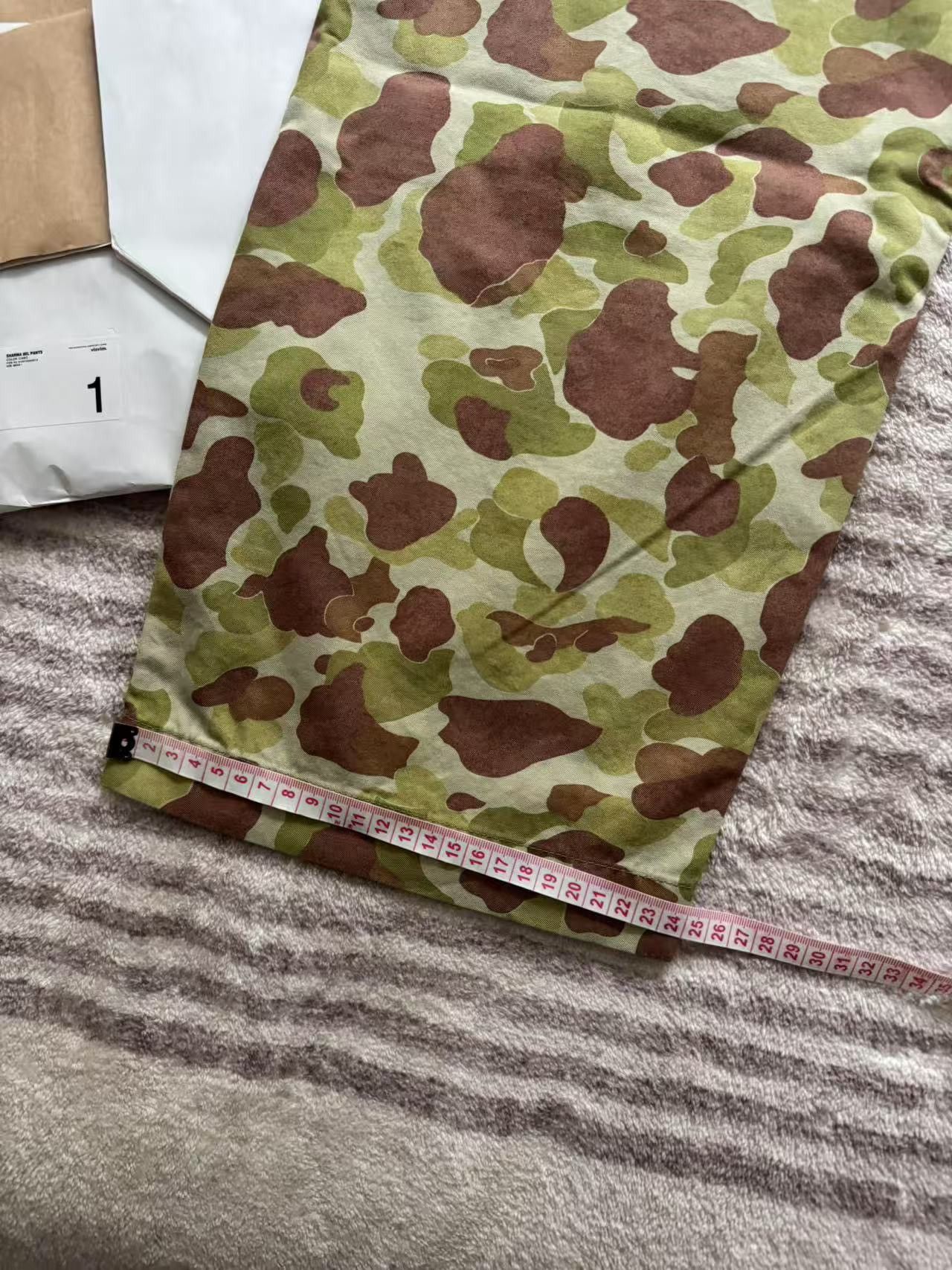 Rare Brand New Visvim 26SS Sharma Mil Pants Camo Size1 (W34)