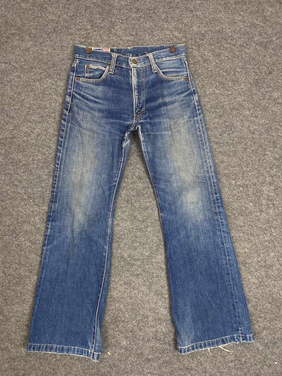 Japanese Brand vintage bobson bootcut flare distressed denim Size US 29 - 10 Thumbnail