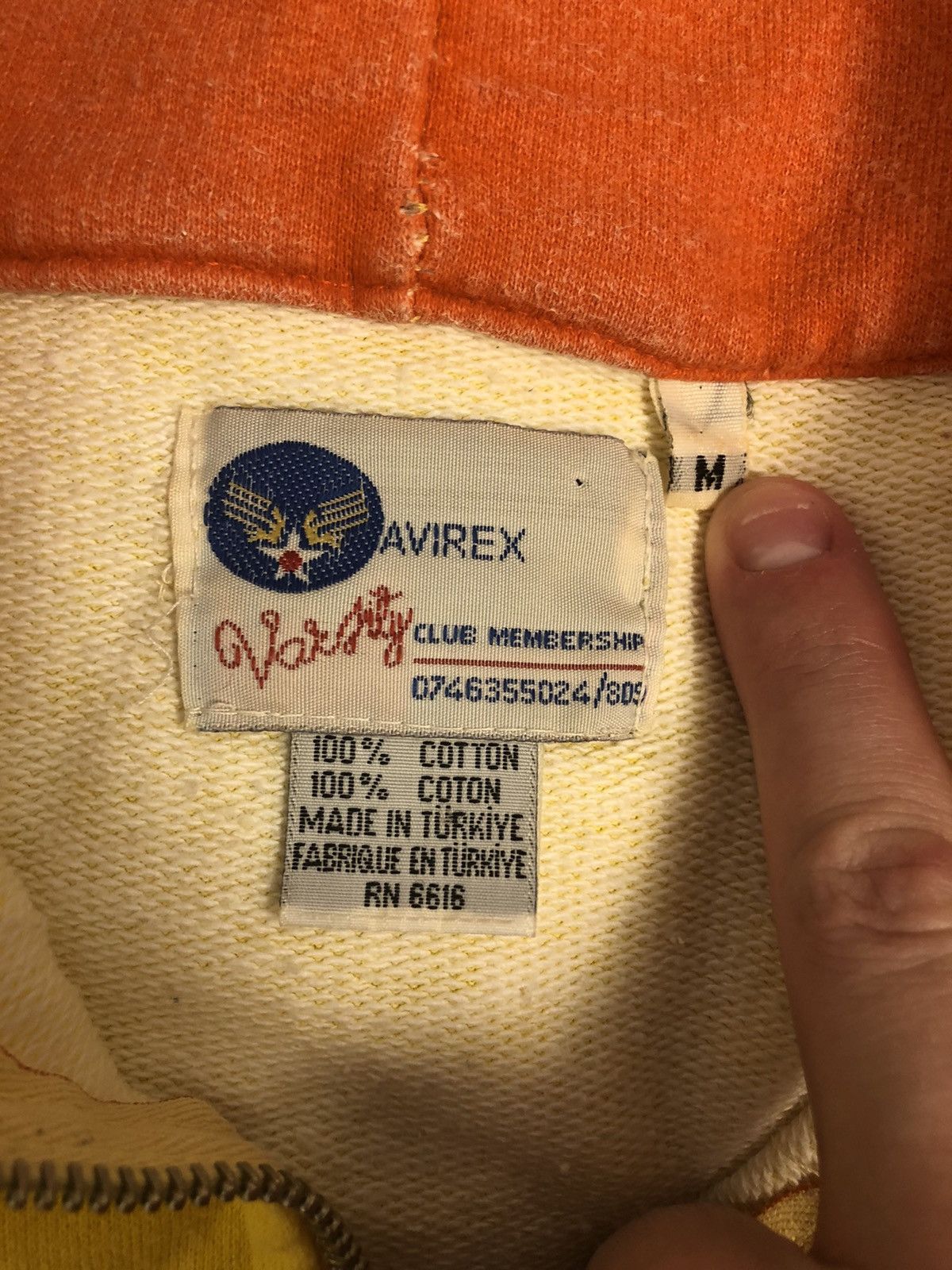 Avirex RARE AVIREX VARSITY VINTAGE USA SWEATSHIRT HOODIE Size US M / EU 48-50 / 2 - 5 Thumbnail