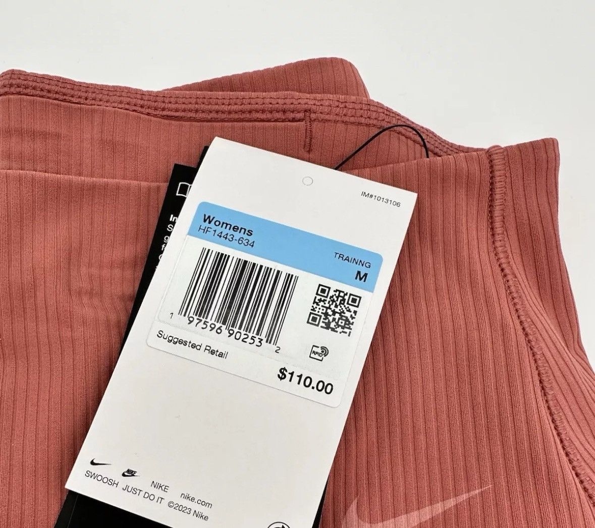 Nike New Nike Zenvy Rib Gentle-Support, High-Waisted Leggings Size 28" / US 6 / IT 42 - 2 Thumbnail