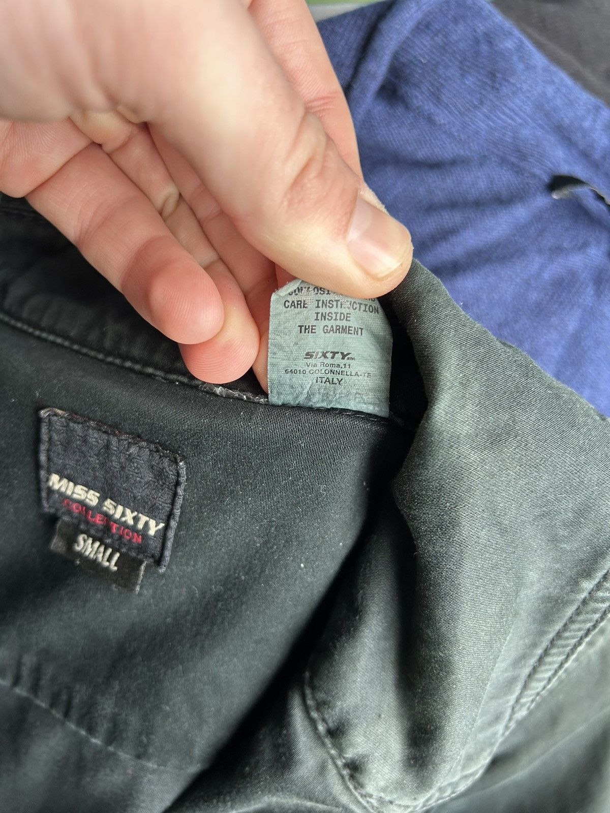 Miss Sixty Miss Sixty Faded Y2K Denim Jacket Avantgarde Style Size S Size S / US 4 / IT 40 - 7 Thumbnail