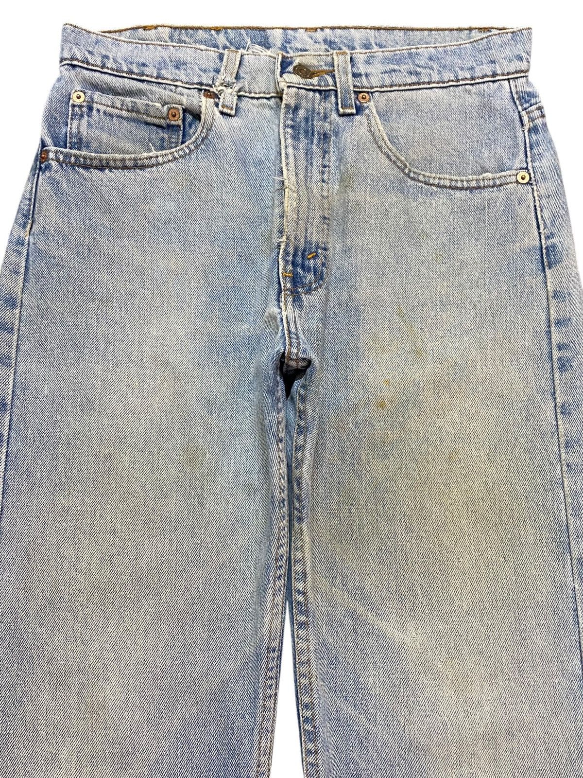 Levi's Vintage Clothing Levis 505 90s Faded Wash Grunge Distressed Loose Jeans Size US 30 / EU 46 - 3 Thumbnail