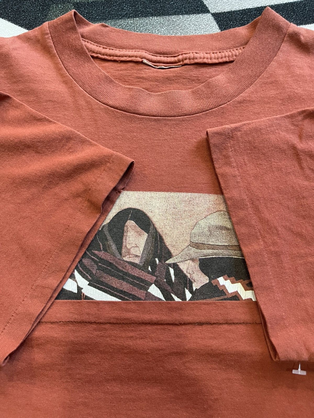 Arts & Science Vintage "Irene Klar 'Pueblo Talk' Art Print T-Shir Size US XL / EU 56 / 4 - 5 Thumbnail