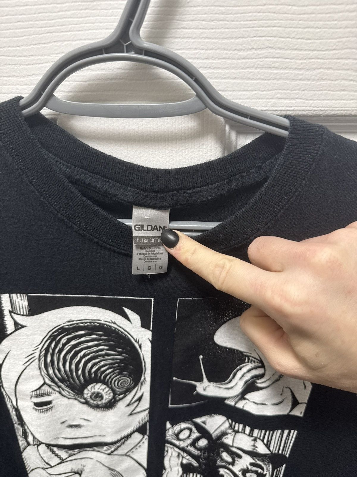 Gildan × Japanese Brand Gildan Oney Plays Youtube Merch Junji Ito Parody Size US L / EU 52-54 / 3 - 3 Thumbnail