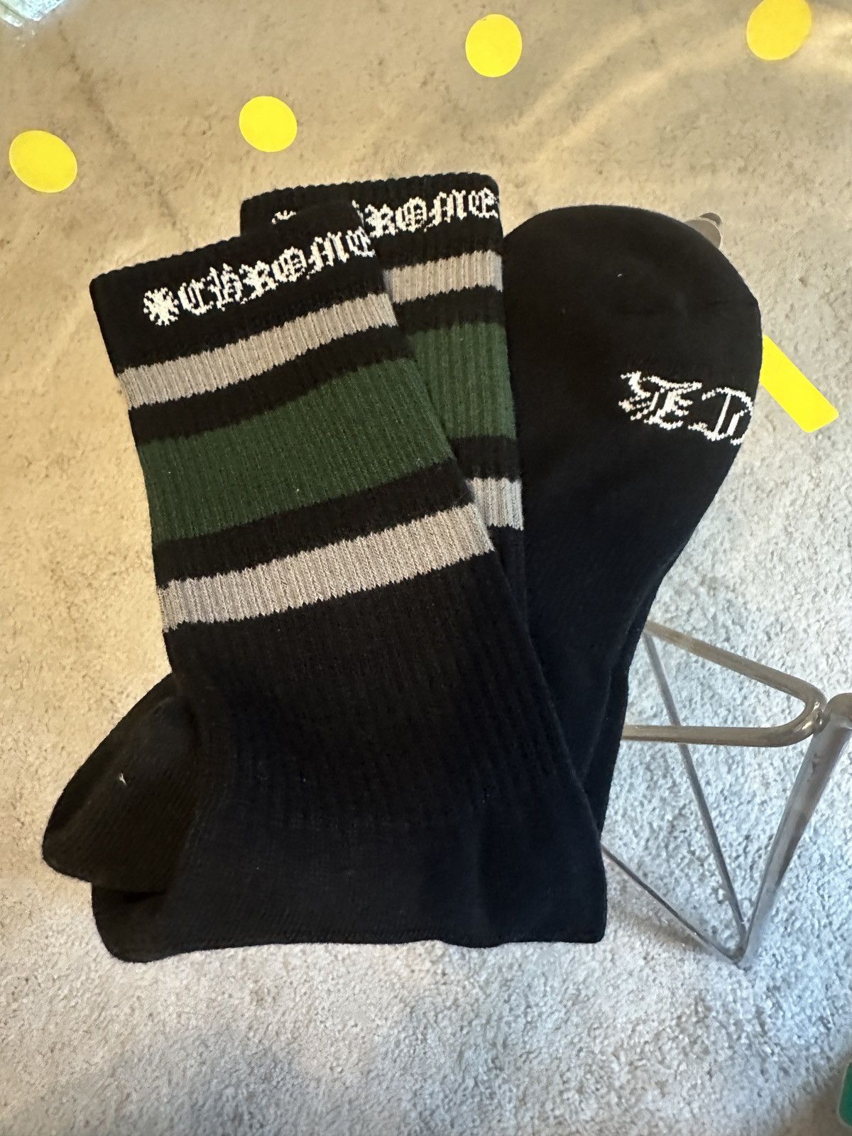 Chrome Hearts Sport Socks/Logo Strip Size ONE SIZE - 2 Thumbnail