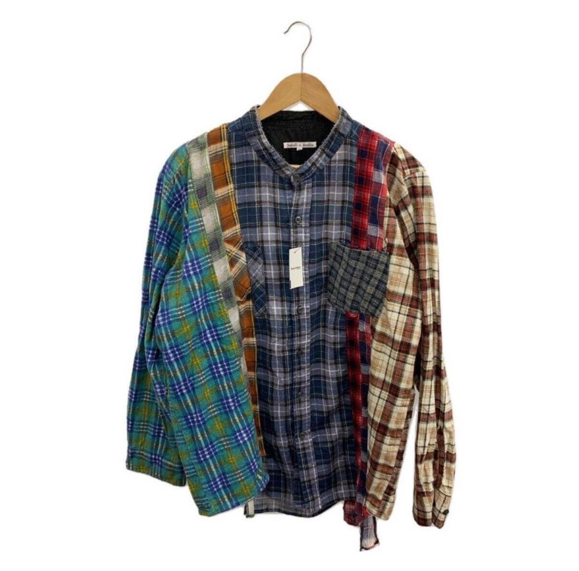 Pre-owned Needles Rebuild By  Flannel Shirt In Multicolor