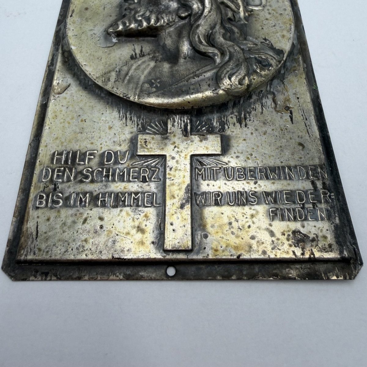 Vintage Vintage German Ecce Homo Jesus Christ Plaque Silver Plated Size ONE SIZE - 7 Thumbnail