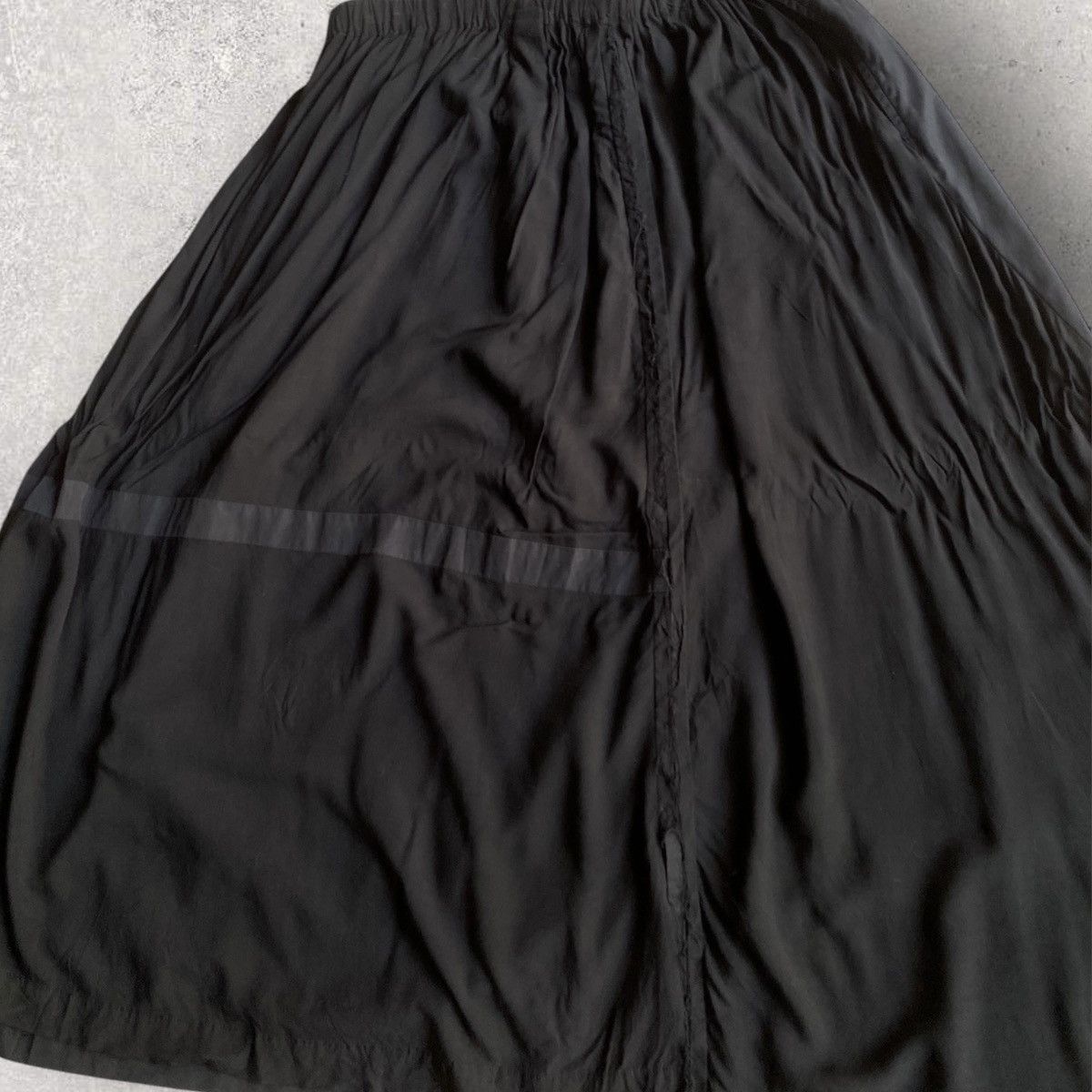Yohji Yamamoto Ground Y SS18 Rayon Patchwork Skirt Size 28" / US 6 / IT 42 - 9 Thumbnail