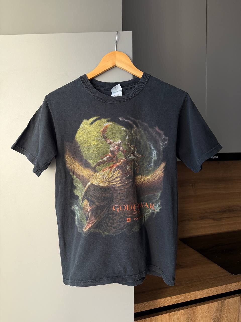 Playstation 2007 Vintage God Of War PlayStation Game Kratos T-Shirt Size US S / EU 44-46 / 1 - 1 Thumbnail