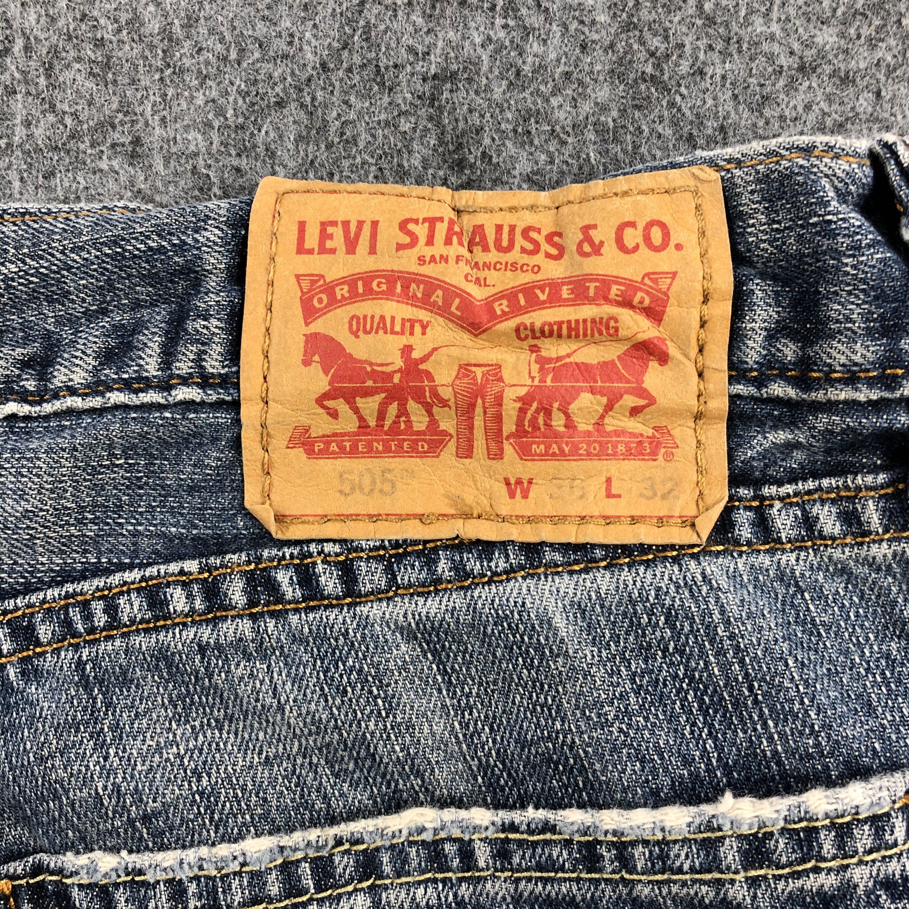 Levi's Vintage Levis 505 Earth Tone Jeans-J2077 Size US 36 / EU 52 - 5 Thumbnail