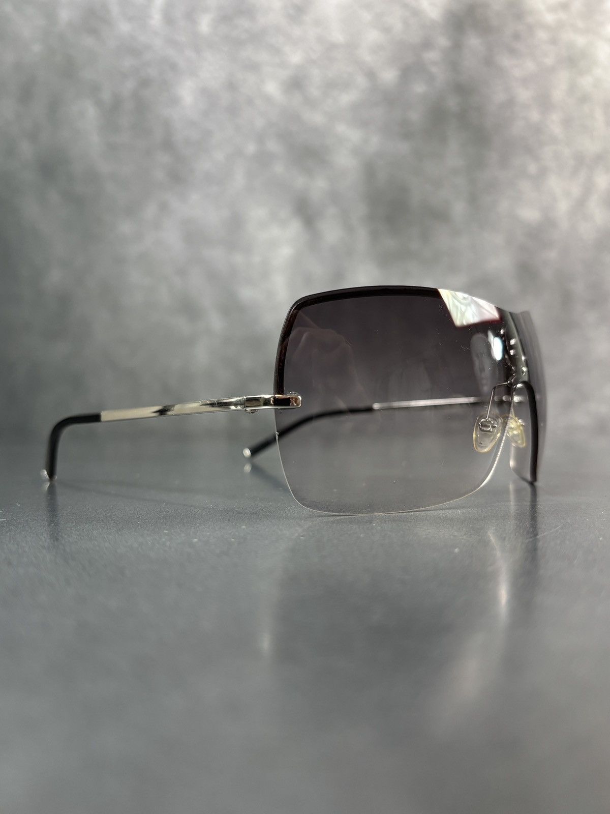 Giorgio Armani 2000s Giorgio Armani Shield Sunglasses GA 329/S Y2K Metal Size ONE SIZE - 5 Thumbnail