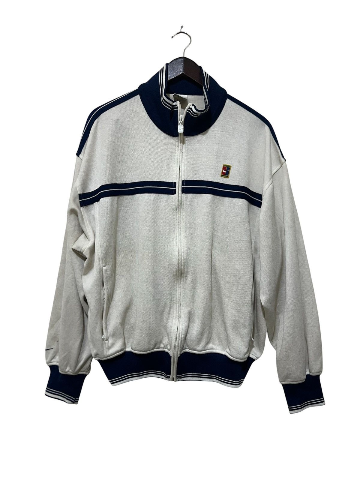 Nike Vintage nikecourt sweater Size US XL / EU 56 / 4 - 2 Thumbnail