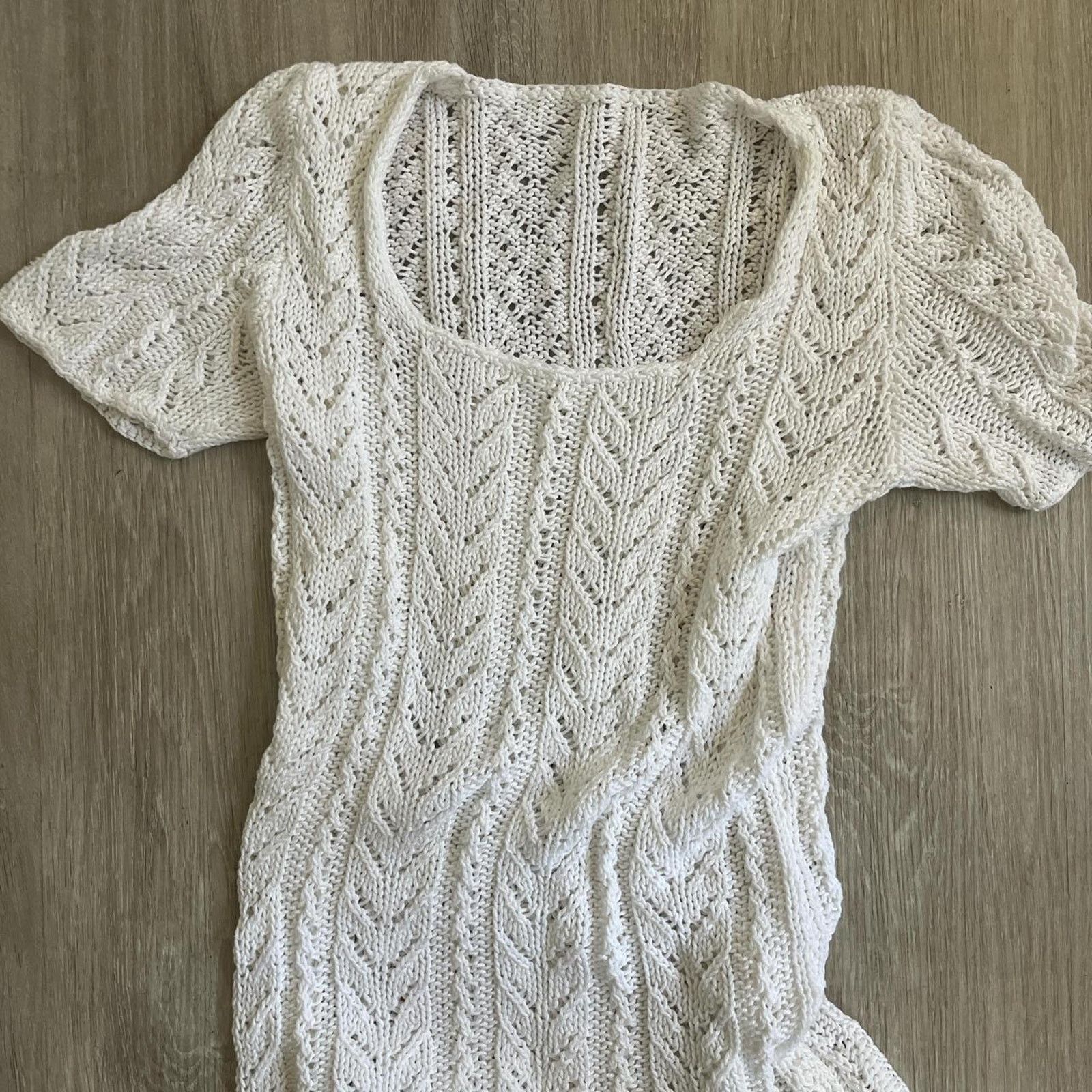 Other Crochet cover up stripped button Size M / US 6-8 / IT 42-44 - 5 Thumbnail