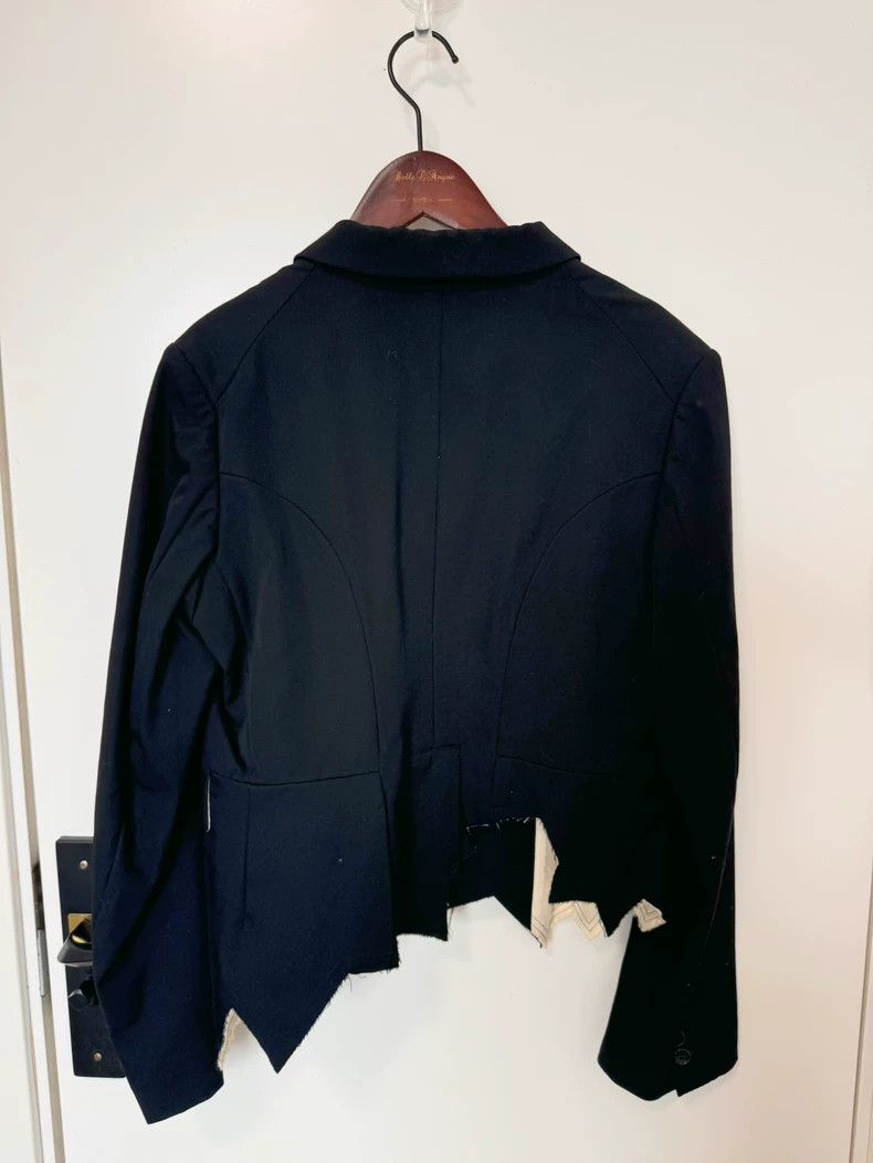 Comme des Garcons Comme Des Garcons Irregular Hem Wool Coat Suit Top Size M / US 6-8 / IT 42-44 - 4 Thumbnail