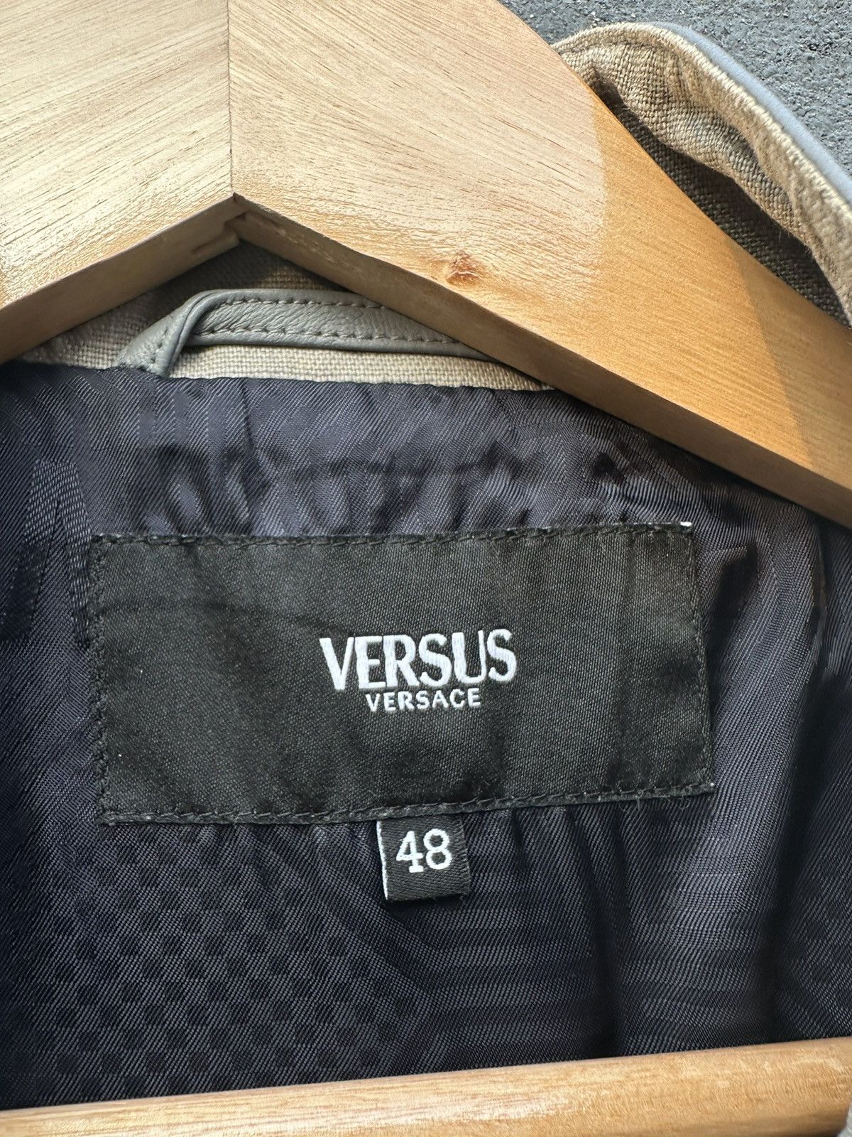 Versace 👹Versus Versace Wool Bomber Jacket Size US M / EU 48-50 / 2 - 9 Thumbnail
