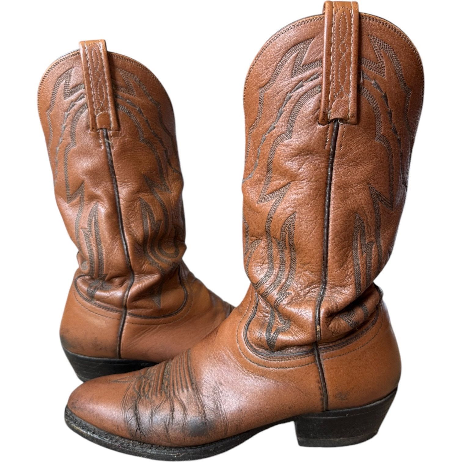 Lucchese Lucchese 2000 Harrison Brown Cowhide Leather Cowboy Boots 9D Size US 9 / EU 42 - 2 Thumbnail
