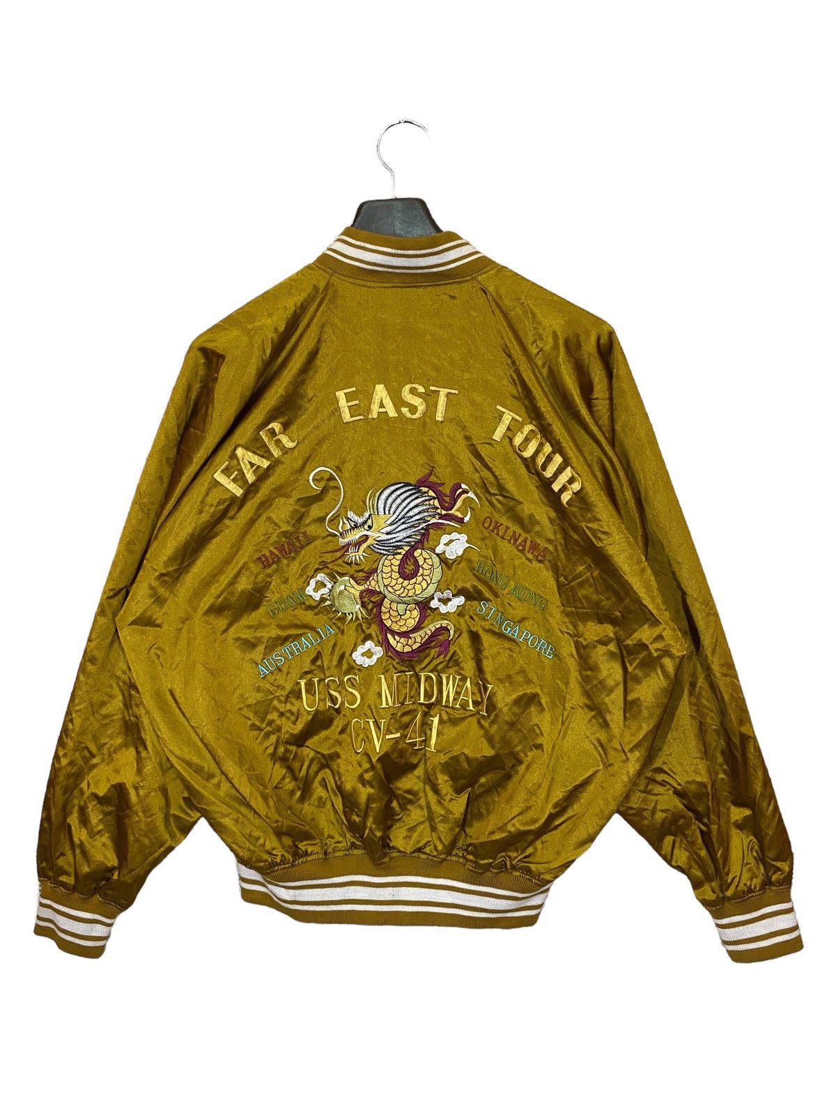 Japanese Brand × Traditional Weatherwear Sukajan jacket dragon emboidery big logo very rare Size US XL / EU 56 / 4 - 7 Thumbnail