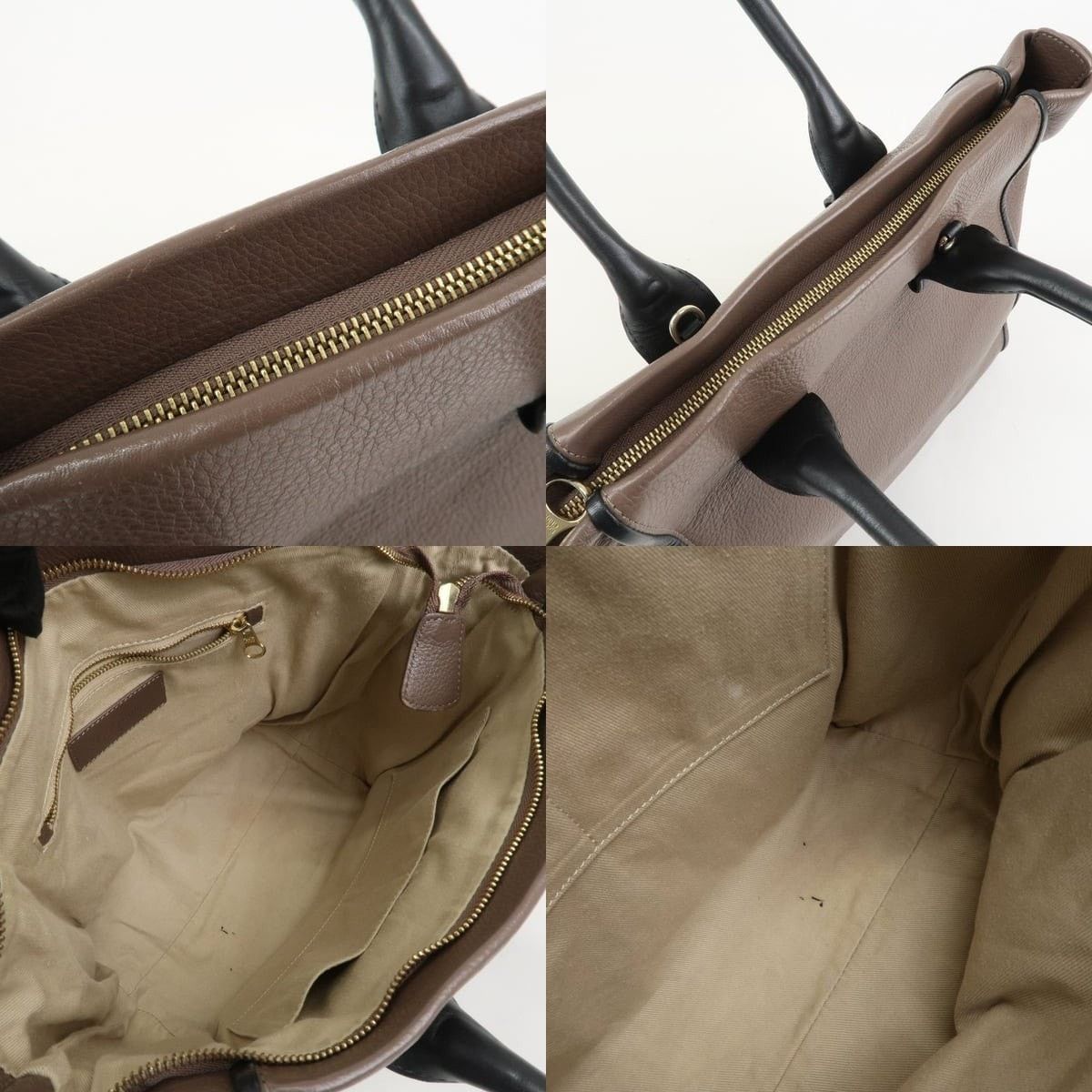 Chloe Chloe See by Chloe Calfskin Tote Brown Size ONE SIZE - 7 Thumbnail