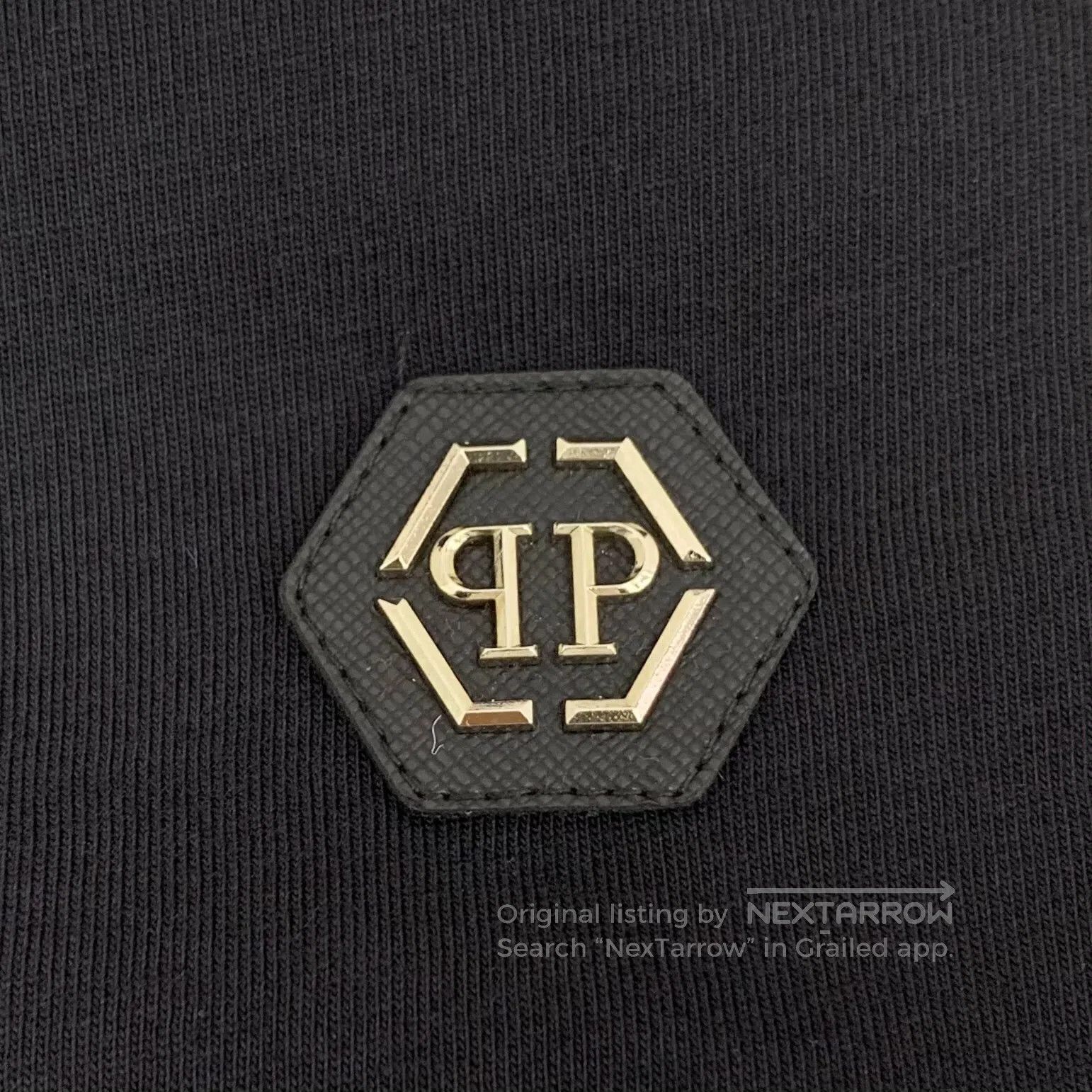 Philipp Plein Philipp Plein Black logo letter skull print cotton crew ne Size US XL / EU 56 / 4 - 5 Thumbnail