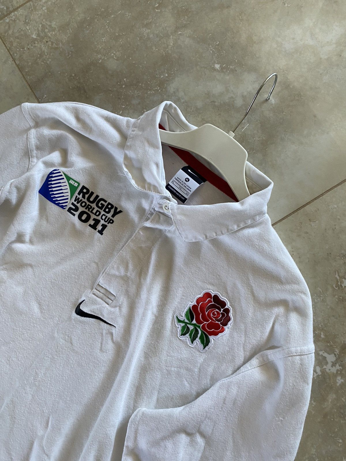 Nike Vintage England Rugby Nike Jersey 2011 World Block Core Y2K Size US L / EU 52-54 / 3 - 9 Thumbnail