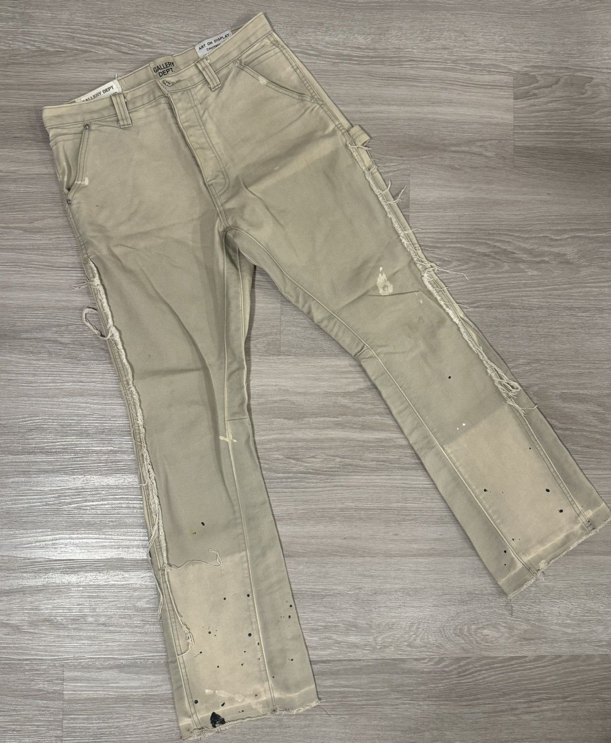 Gallery Dept. GALLERY DEPT La Flare Paint Splatter Carpenters Size US 34 / EU 50 - 1 Thumbnail