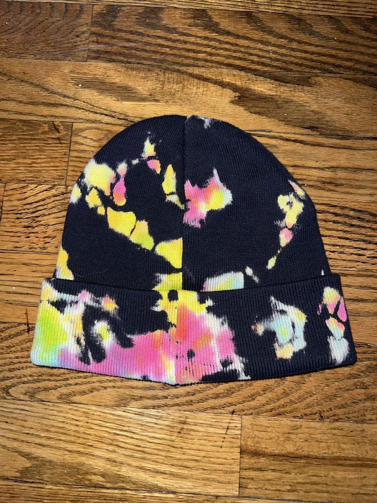 Supreme Supreme Splatter Dyed Beanie - Black Size ONE SIZE - 2 Thumbnail