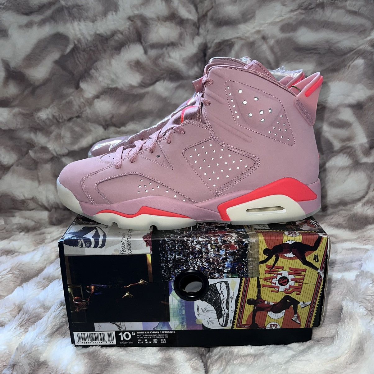 Jordan Brand JORDAN 6 RETRO ALEALI MAY (WOMEN’S) Size US 10.5 / IT 40.5 - 1 Thumbnail