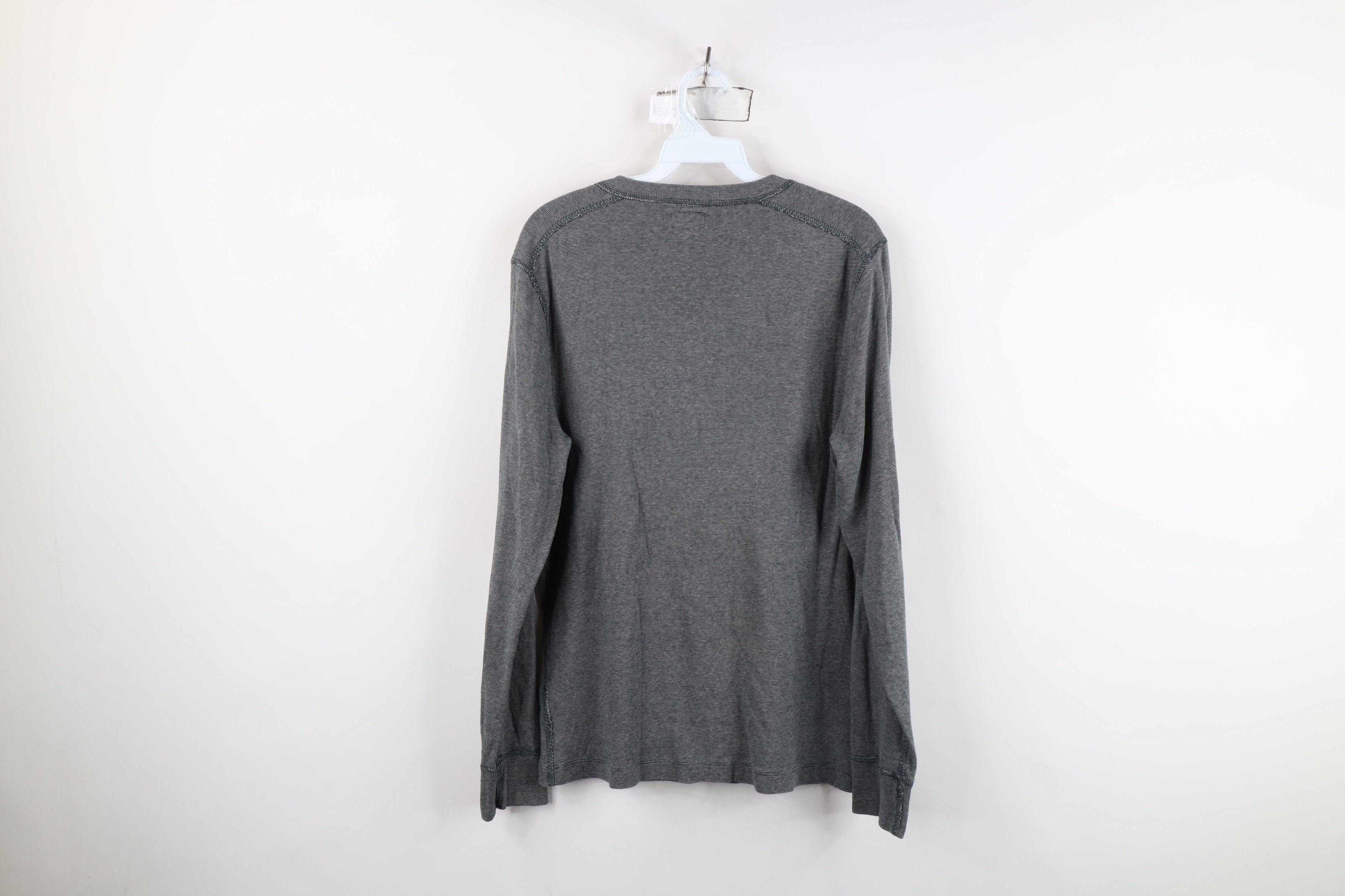 J.Crew J Crew Striped Knit Long Sleeve Henley T-Shirt Cotton Size US M / EU 48-50 / 2 - 10 Thumbnail