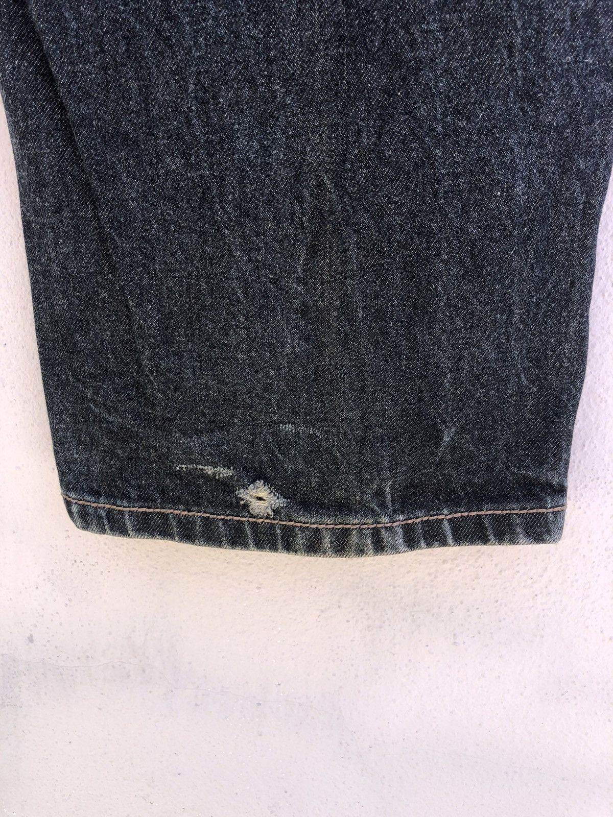 Japanese Brand Hama Skull Swarowski Logo Style Baggy Jeans Size US 36 / EU 52 - 7 Thumbnail