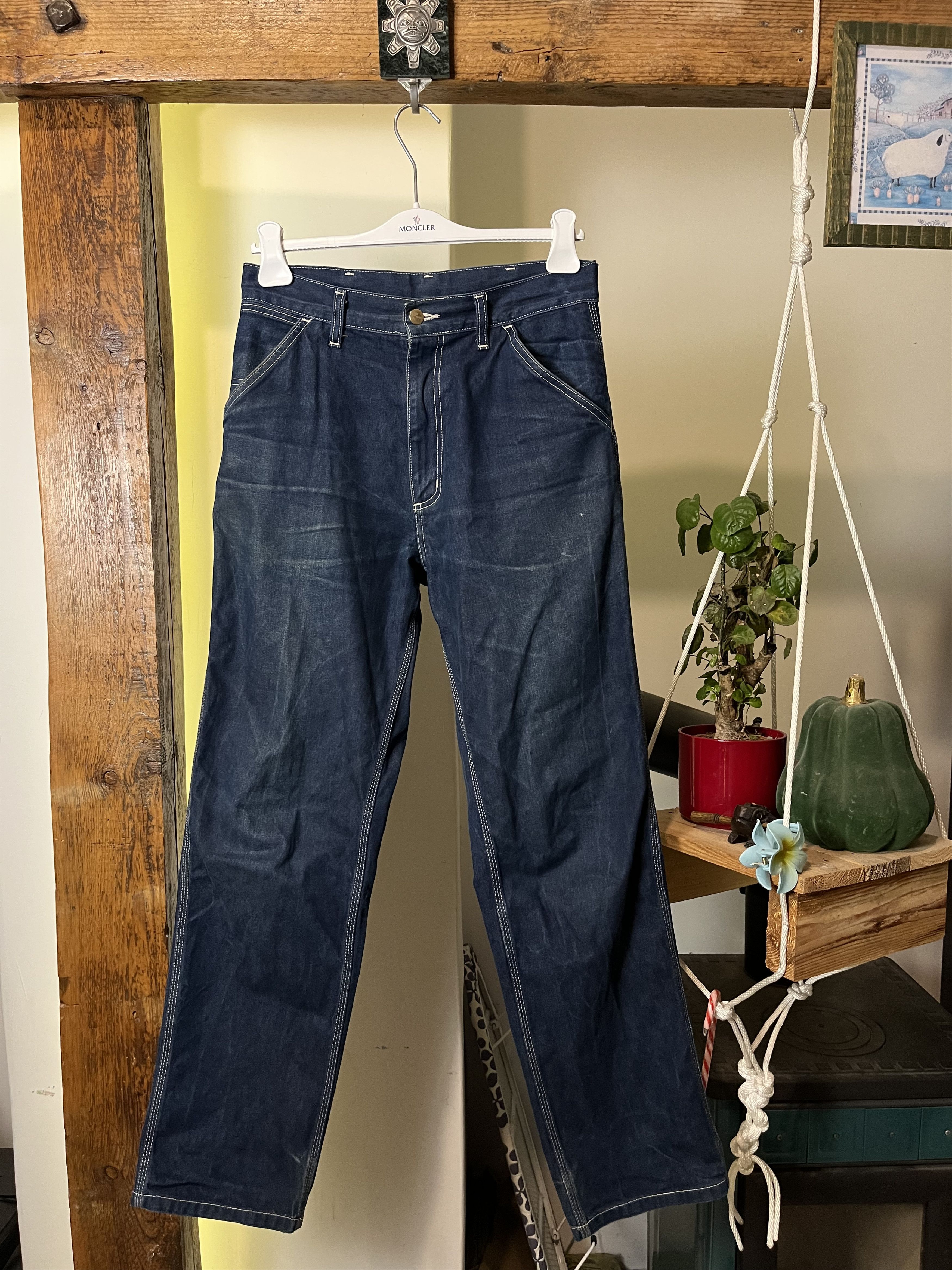 Carhartt × Vintage Carhartt WIP Single Knee Simple Pants Denim Jeans Size US 29 - 2 Thumbnail