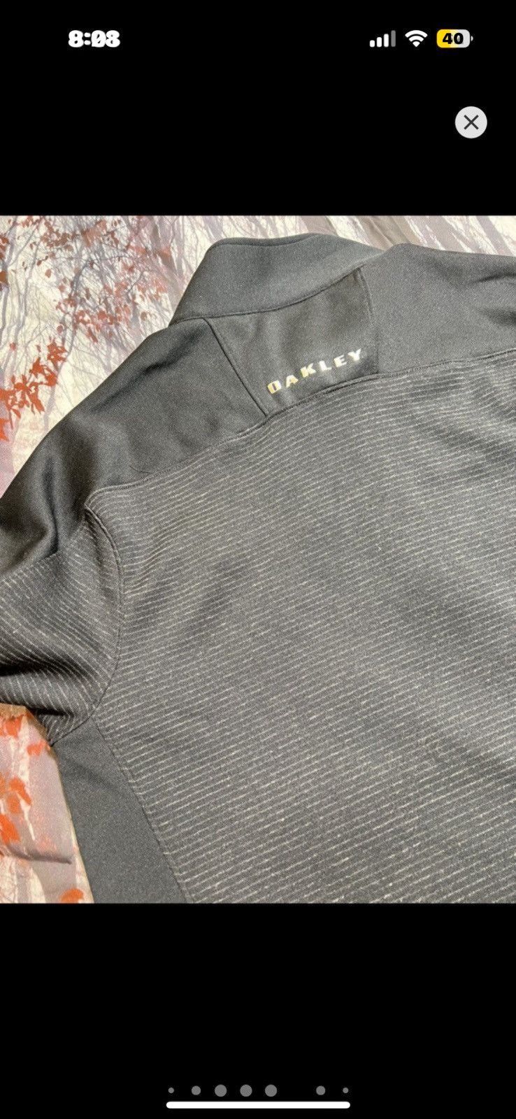 Oakley ***FINAL DROP***RARE 00s OAKLEY TECHNICAL 1/4 ZIP SWEATER L Size US L / EU 52-54 / 3 - 12 Thumbnail