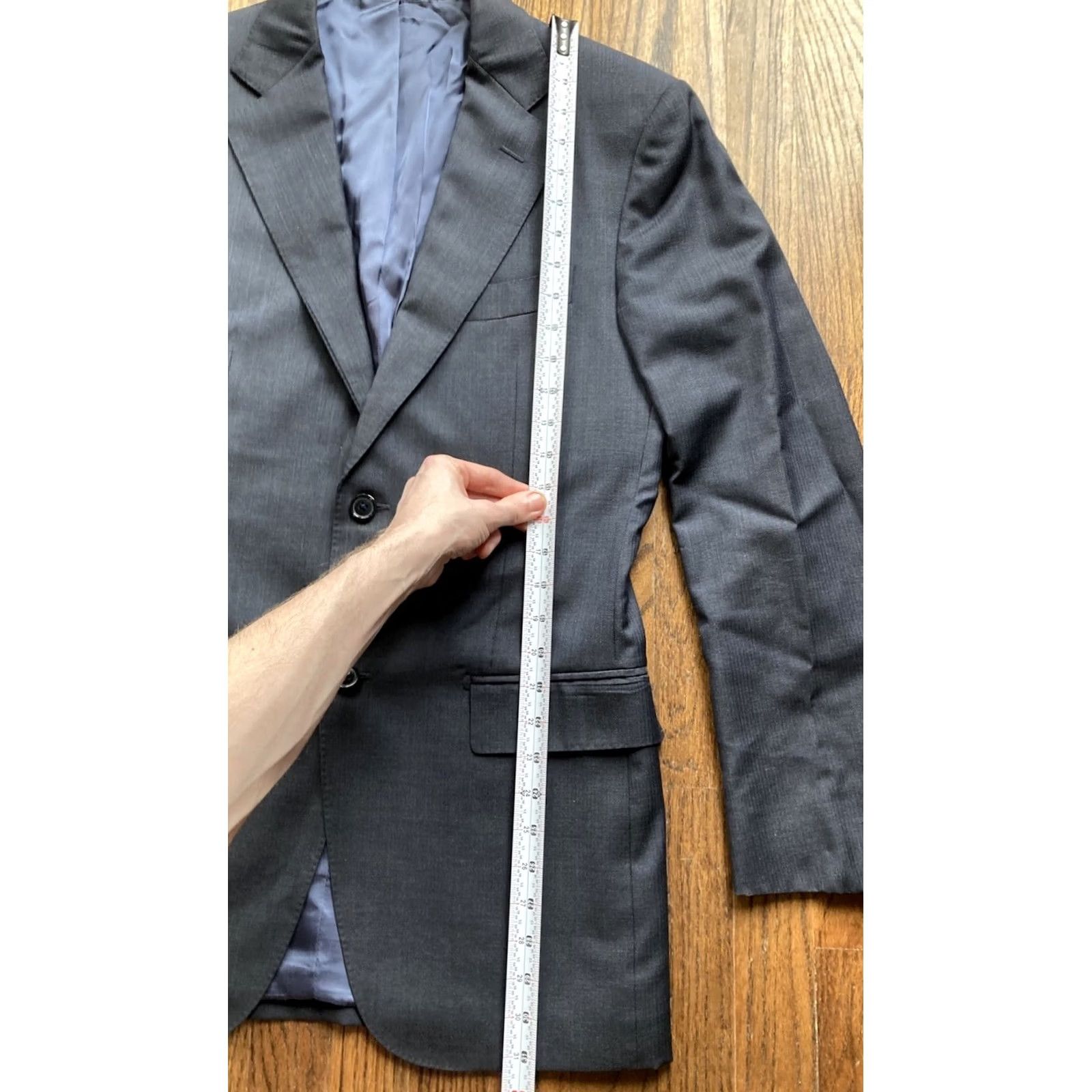 Suitsupply Suitsupply Blazer Jacket Sport Coat Mens Size 38L Wool Midnight Blue E Thomas Size 38R - 4 Thumbnail