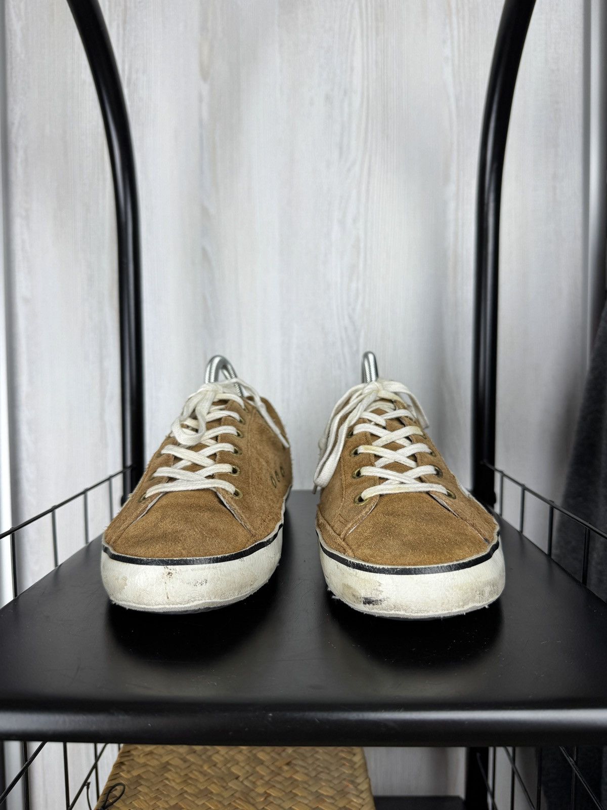 Golden Goose Golden Goose Deluxe Brand Super Star Lace-Up Camel Sneakers Size US 8 / EU 41 - 5 Thumbnail