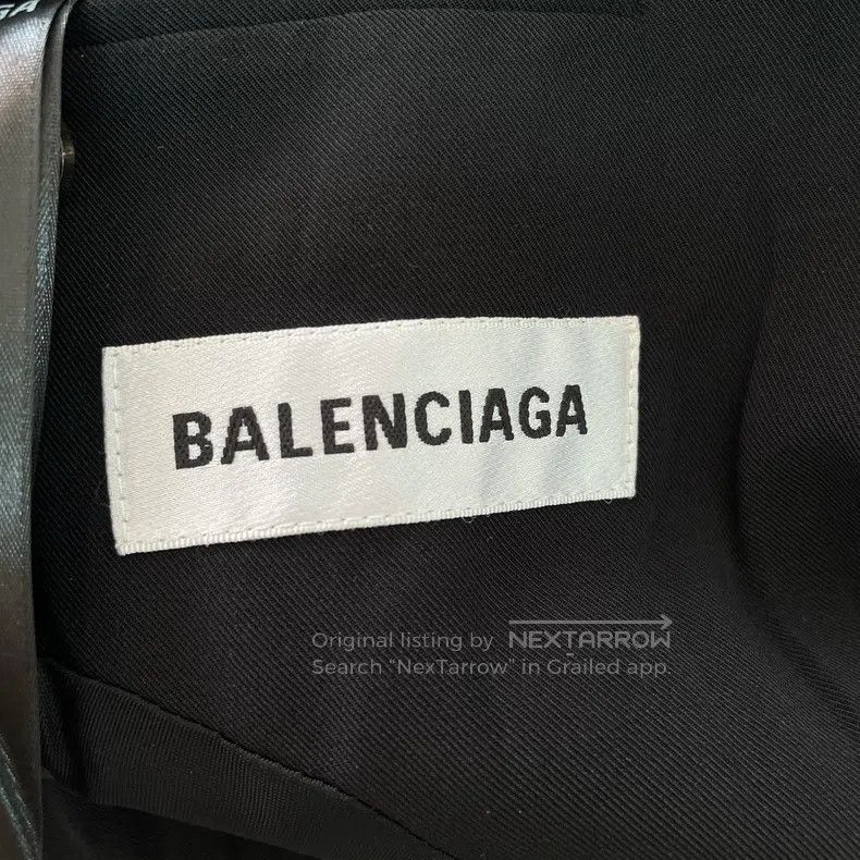 Balenciaga Balenciaga Black Suit Blazer Dress Size XXS / US 00 / IT 34 - 6 Thumbnail