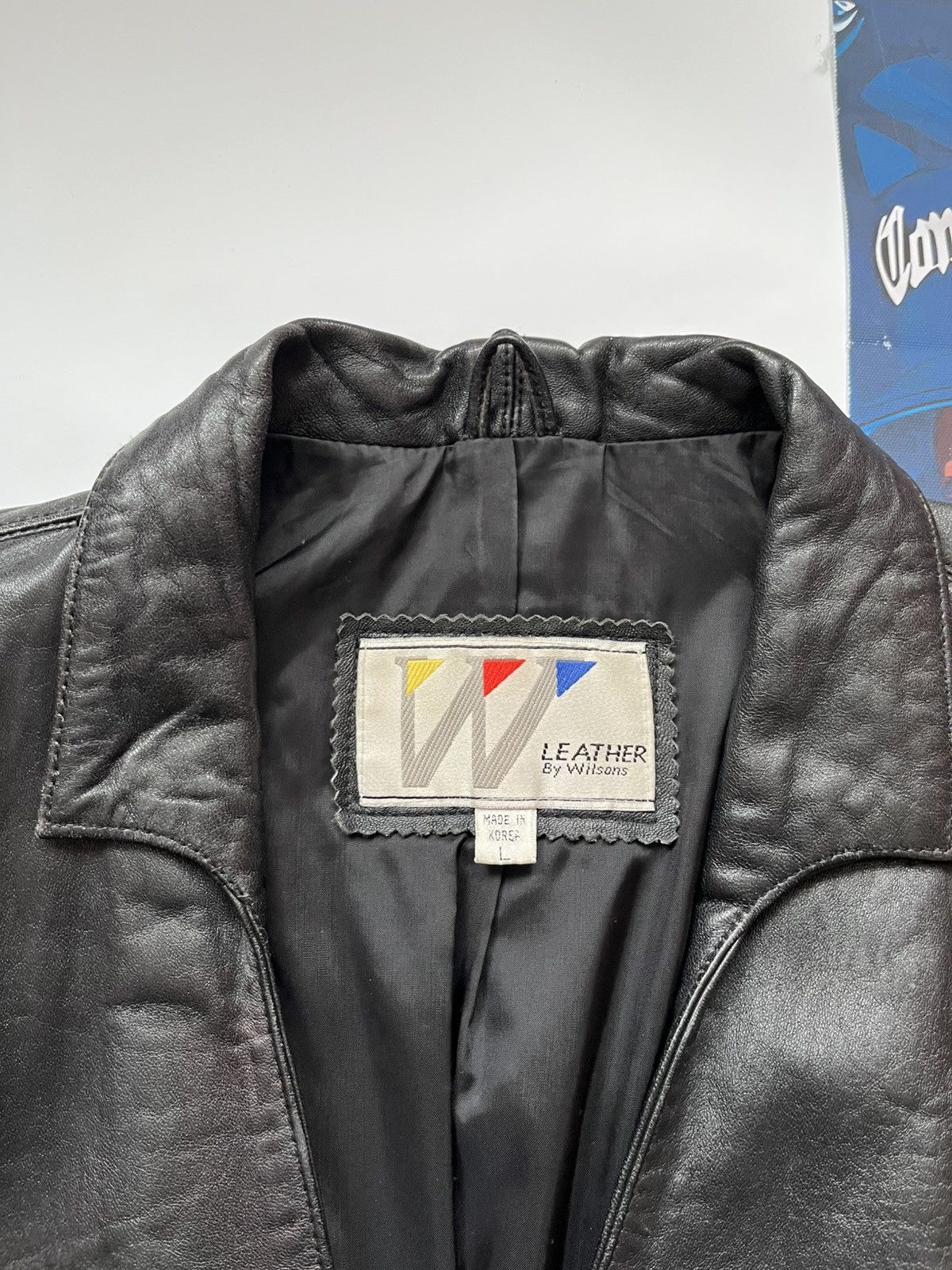 Wilsons Leather Vintage 90s Wilsons Leather y2K Jacket Size L / US 10 / IT 46 - 4 Thumbnail