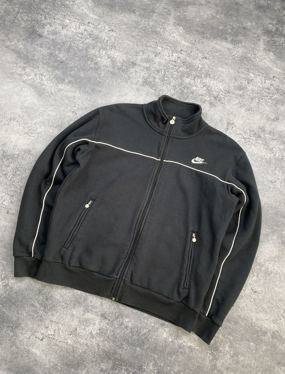 Nike Vintage Nike Zip Sweatshirt 90s Mini Swoosh Y2K Logo Size US S / EU 44-46 / 1 - 4 Thumbnail