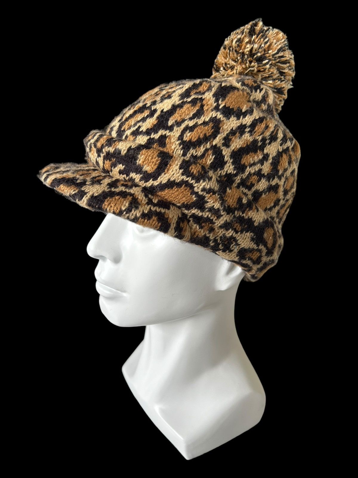 Japanese Brand × Kapital × Vintage Leopard Vintage Rare Style Hats ☠️ Size ONE SIZE - 1 Thumbnail