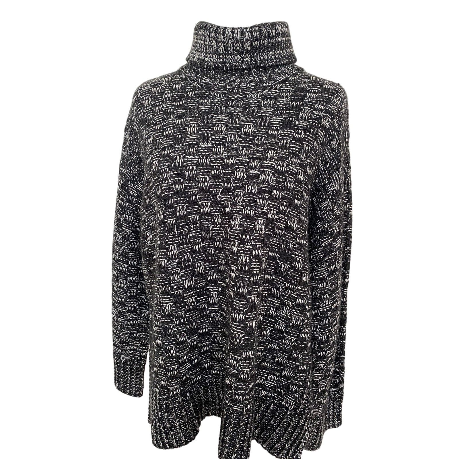 Topshop Topshop black and white wool size M warm tunic A003076 Size M / US 6-8 / IT 42-44 - 1 Thumbnail