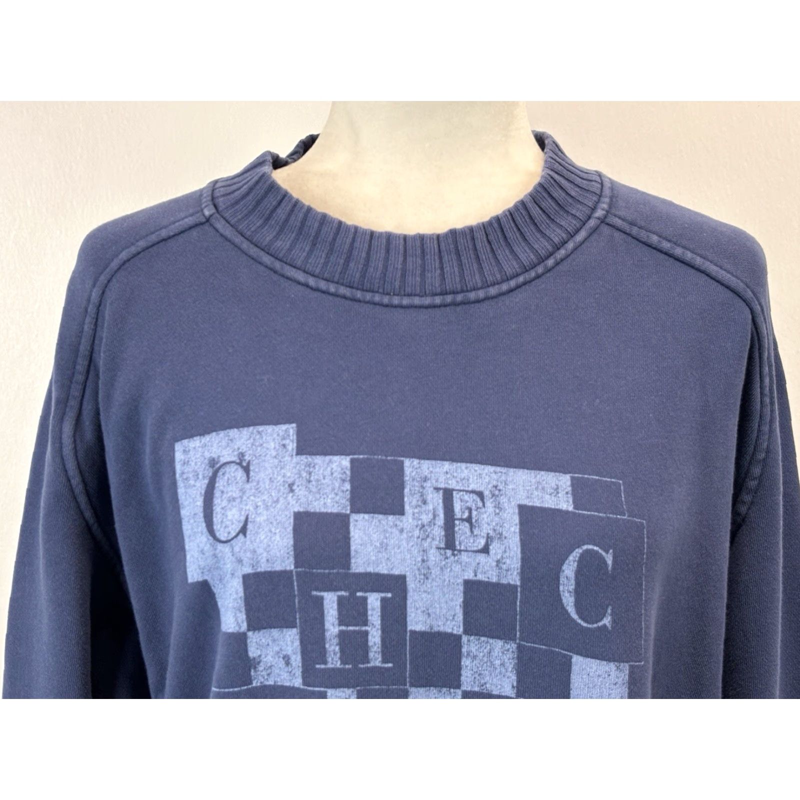 Vintage Aerie Checked Out Graphic Print Crew Neck Oversized Sweatshirt Size Small Womens Size S / US 4 / IT 40 - 5 Thumbnail