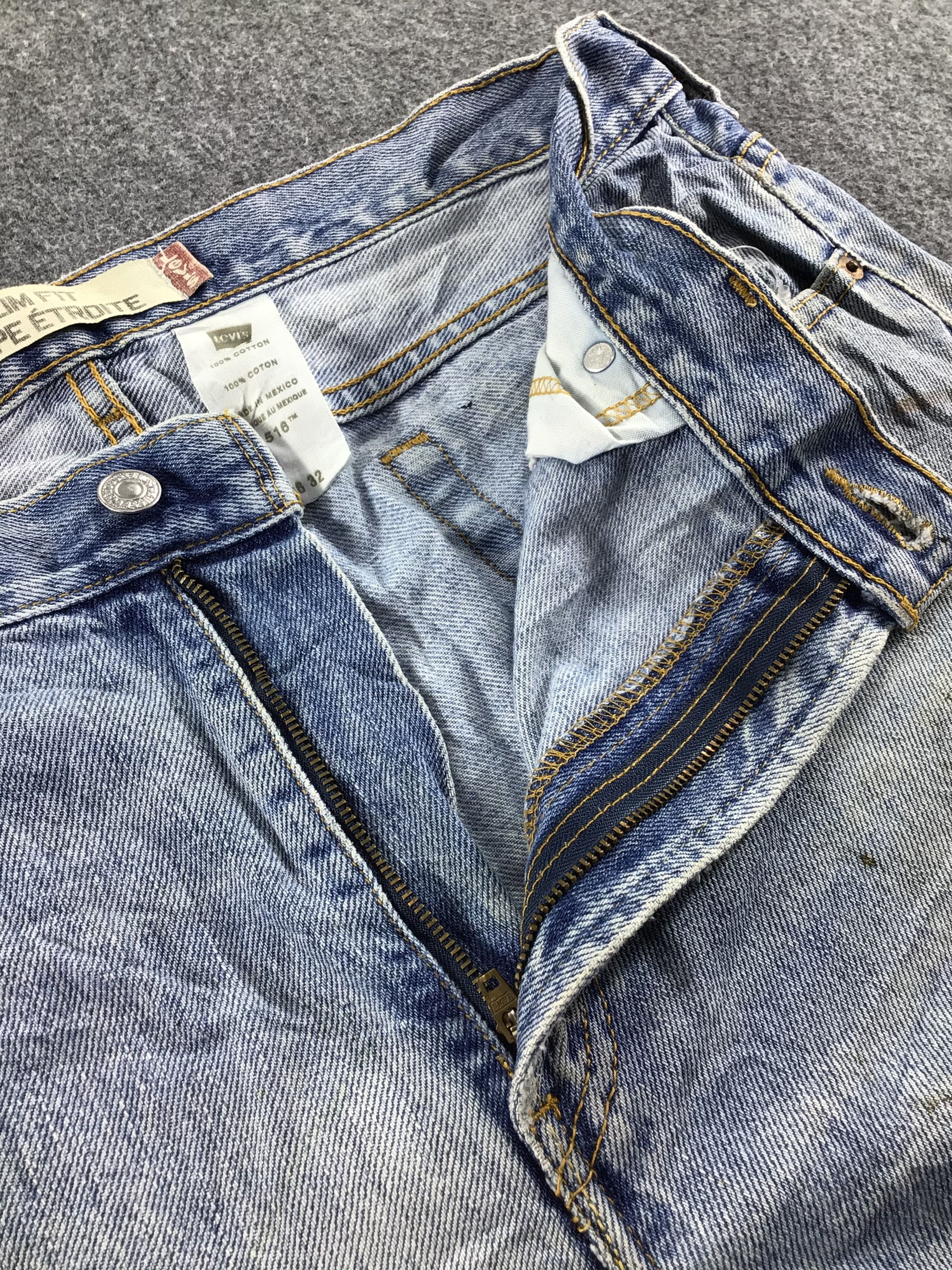 Levi's Vintage Levis 516 Jeans Dirty Wash Denim -J492 Size US 37 - 8 Thumbnail