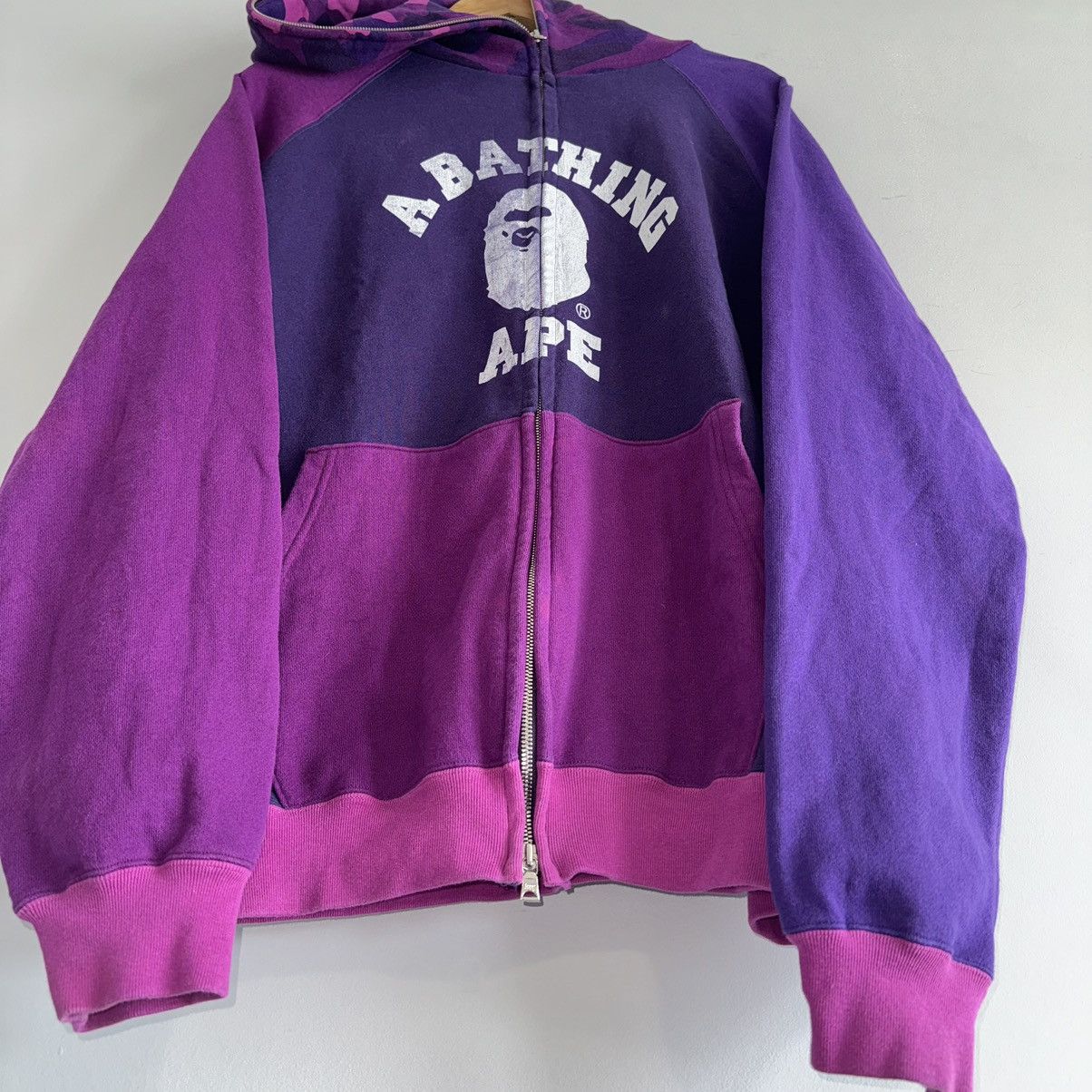 Bape OG Crazy Camo College Full Zip Hoodie Nigo Size US L / EU 52-54 / 3 - 4 Thumbnail