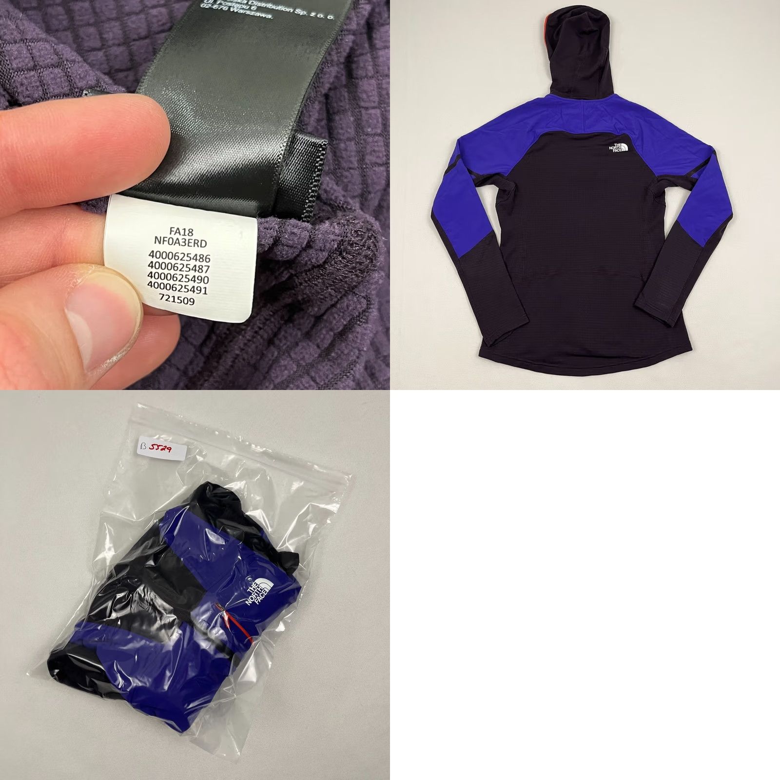 The North Face The North Face Progressor Power Grid Fleece Hoodie Womens S Purple Polartec Hike Size S / US 4 / IT 40 - 8 Thumbnail