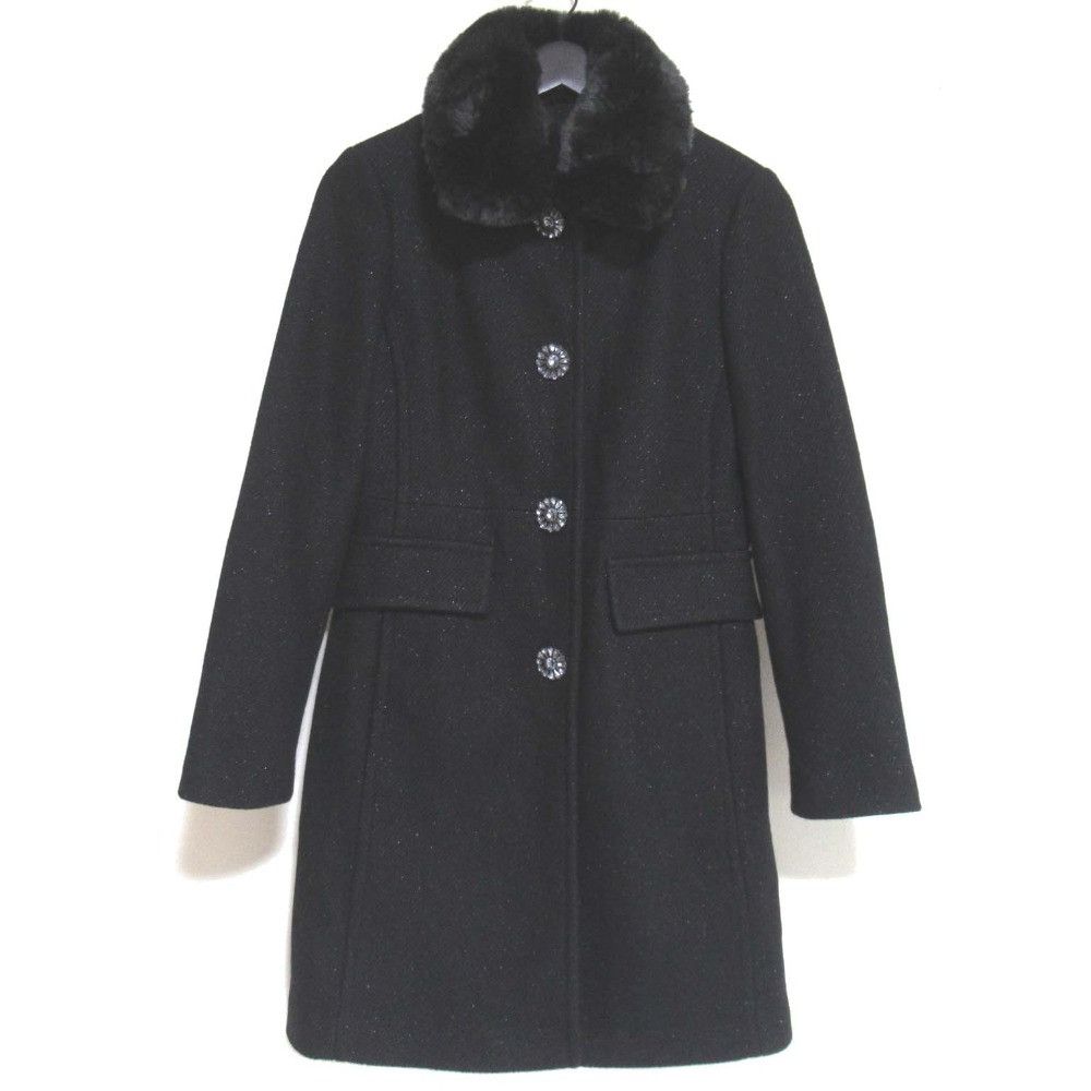 Kate Spade Kate Spade Bijou Button Wool Coat Others Outerwear K21722UKJ DUTY FREE for USA