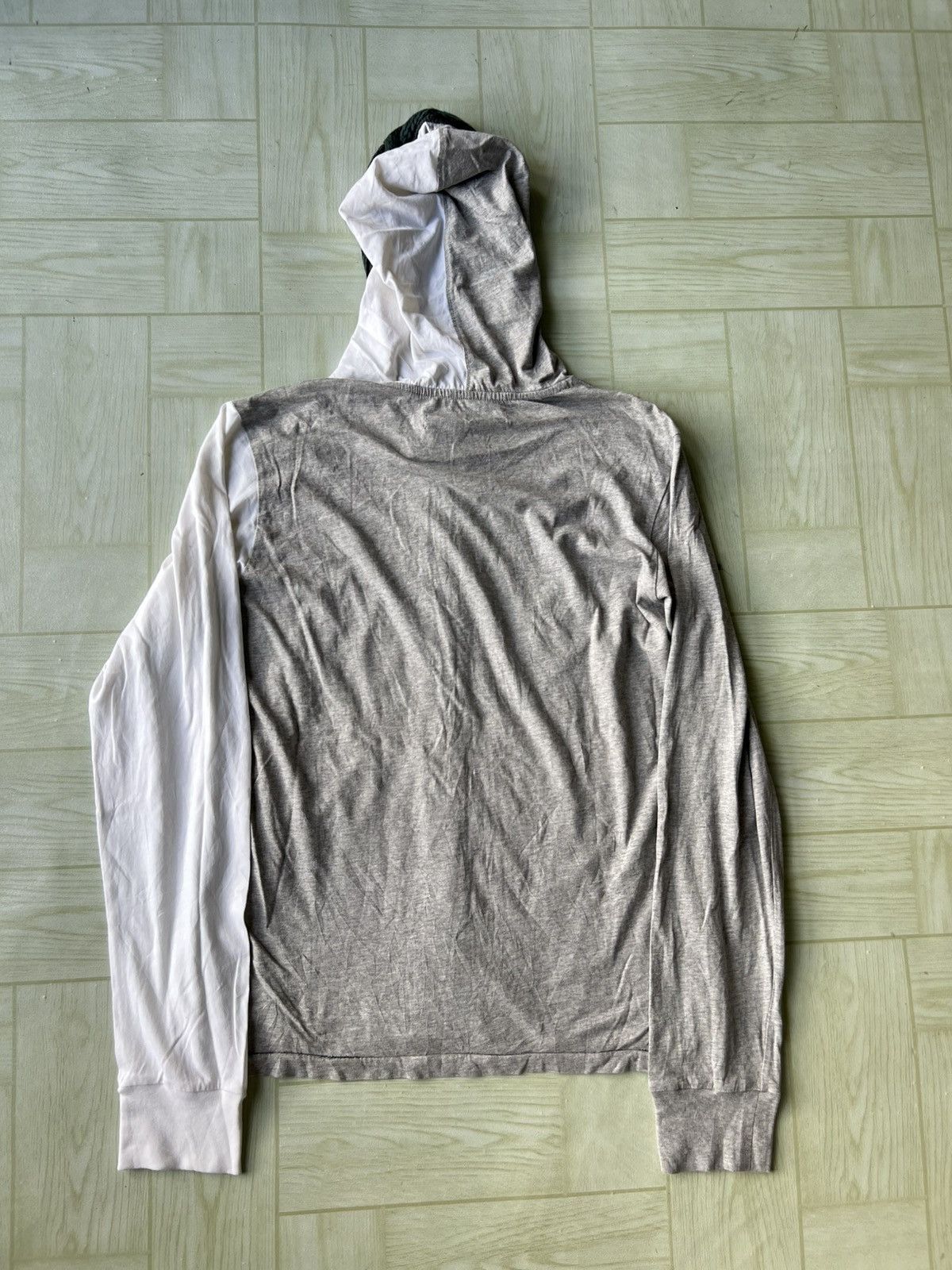 John Galliano John Galliano Gazette Newspaper Print Hybrid Knit Hoodie Size US S / EU 44-46 / 1 - 8 Thumbnail