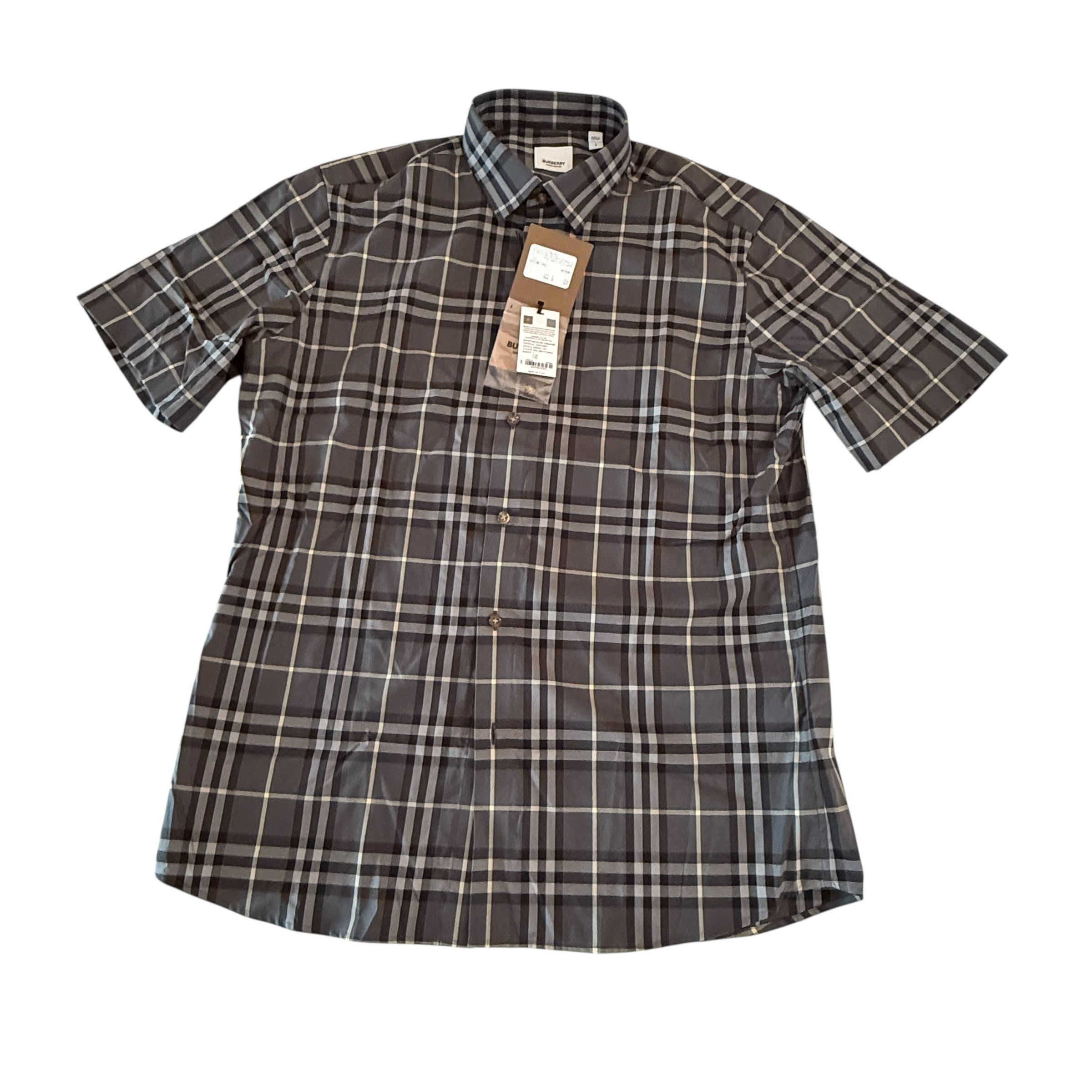 Burberry Burberry SHEFFORD Check Short Sleeve Shirt 8084691, small Size US S / EU 44-46 / 1 - 3 Thumbnail