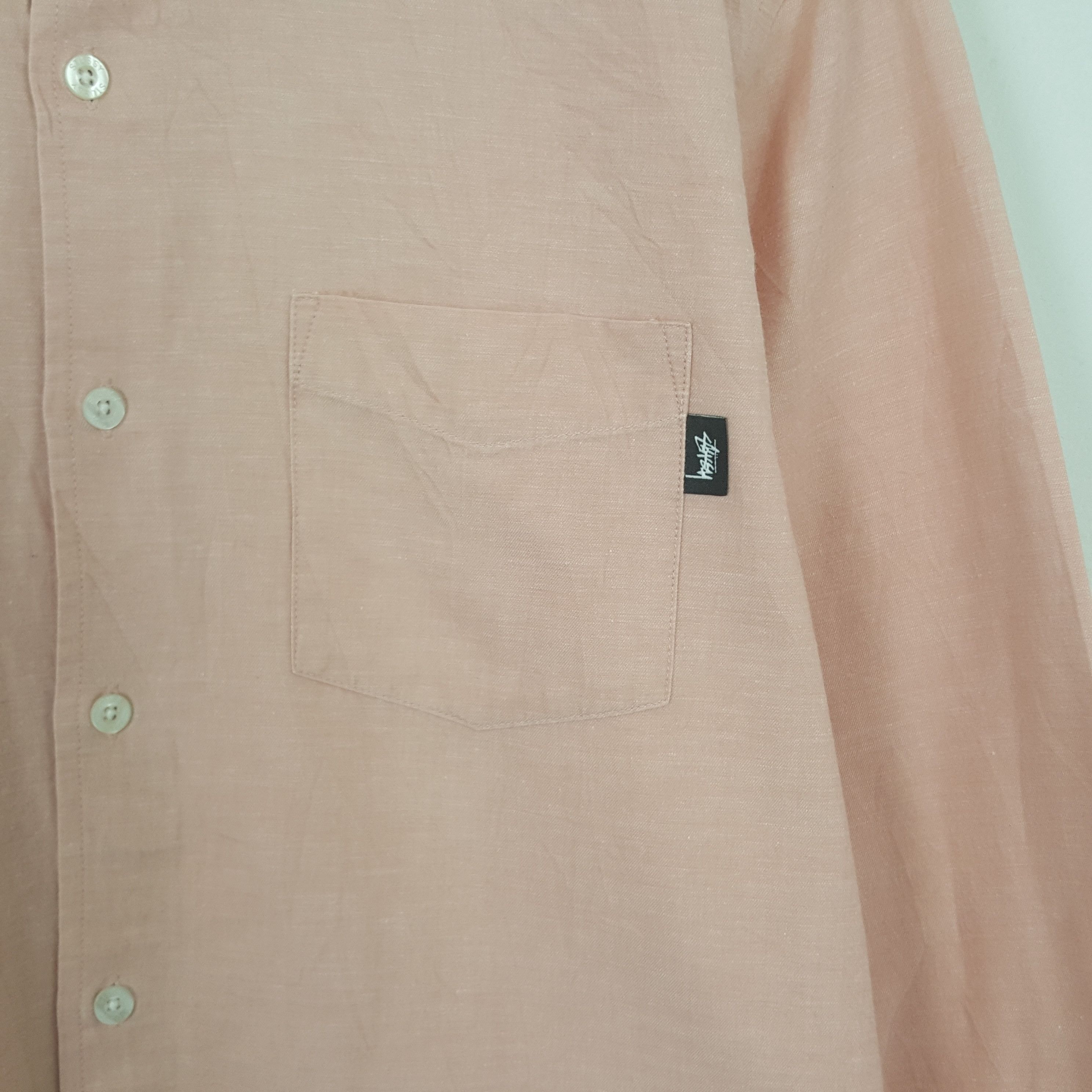 Stussy Vintage Stussy Custom Big Logo Button Up Shirt Size US M / EU 48-50 / 2 - 4 Thumbnail